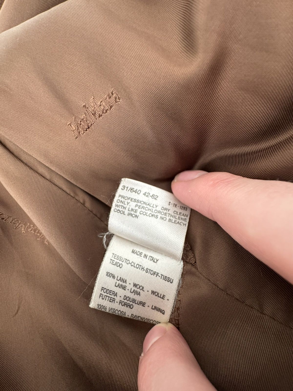 Max Mara Max Mara Brown Vintage Wool Coat Classic 40 L 8 Size L / US 10 / IT 46 - 12 Thumbnail