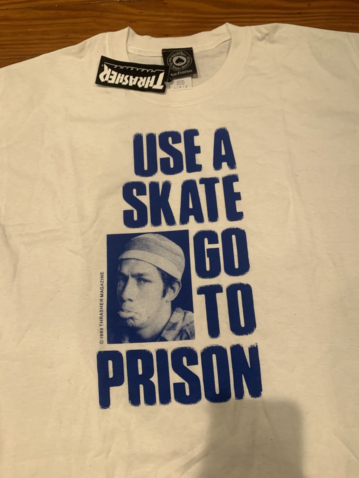 Thrasher Thrasher Use A Skate Go To Prison, Mark Gonzales — L — NWT” Size US L / EU 52-54 / 3 - 3 Thumbnail