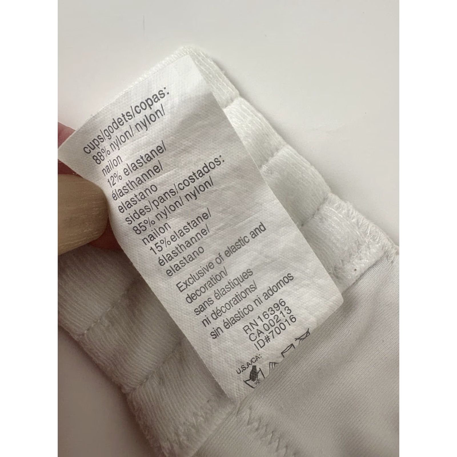 Vintage Warners Wireless T-Shirt Bra Women’s 38C White Lightly Lined Opaque Size ONE SIZE - 6 Thumbnail