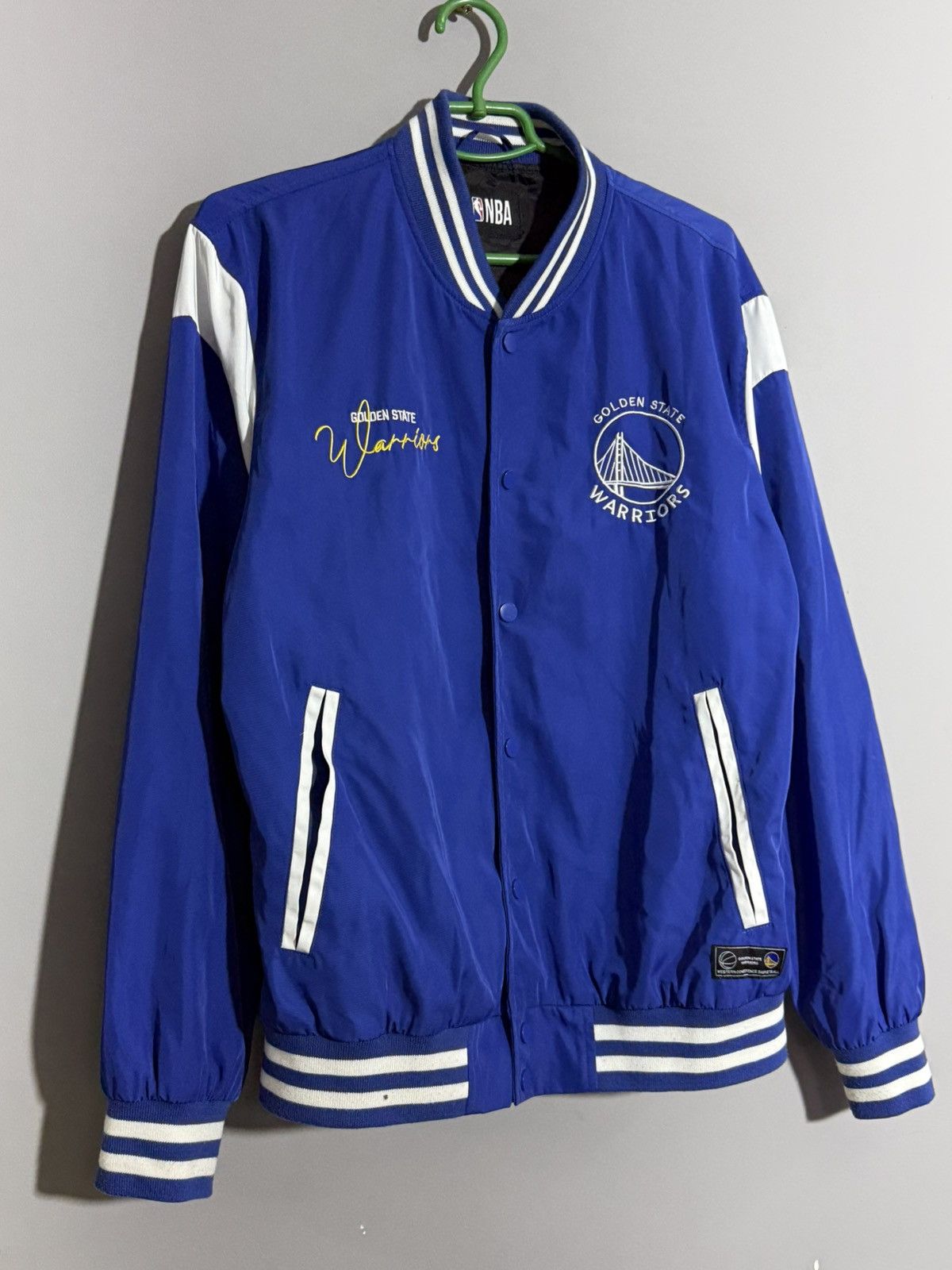 NBA Golden State Warriors Blue Bomber jacket size M Size US M / EU 48-50 / 2 - 1 Thumbnail
