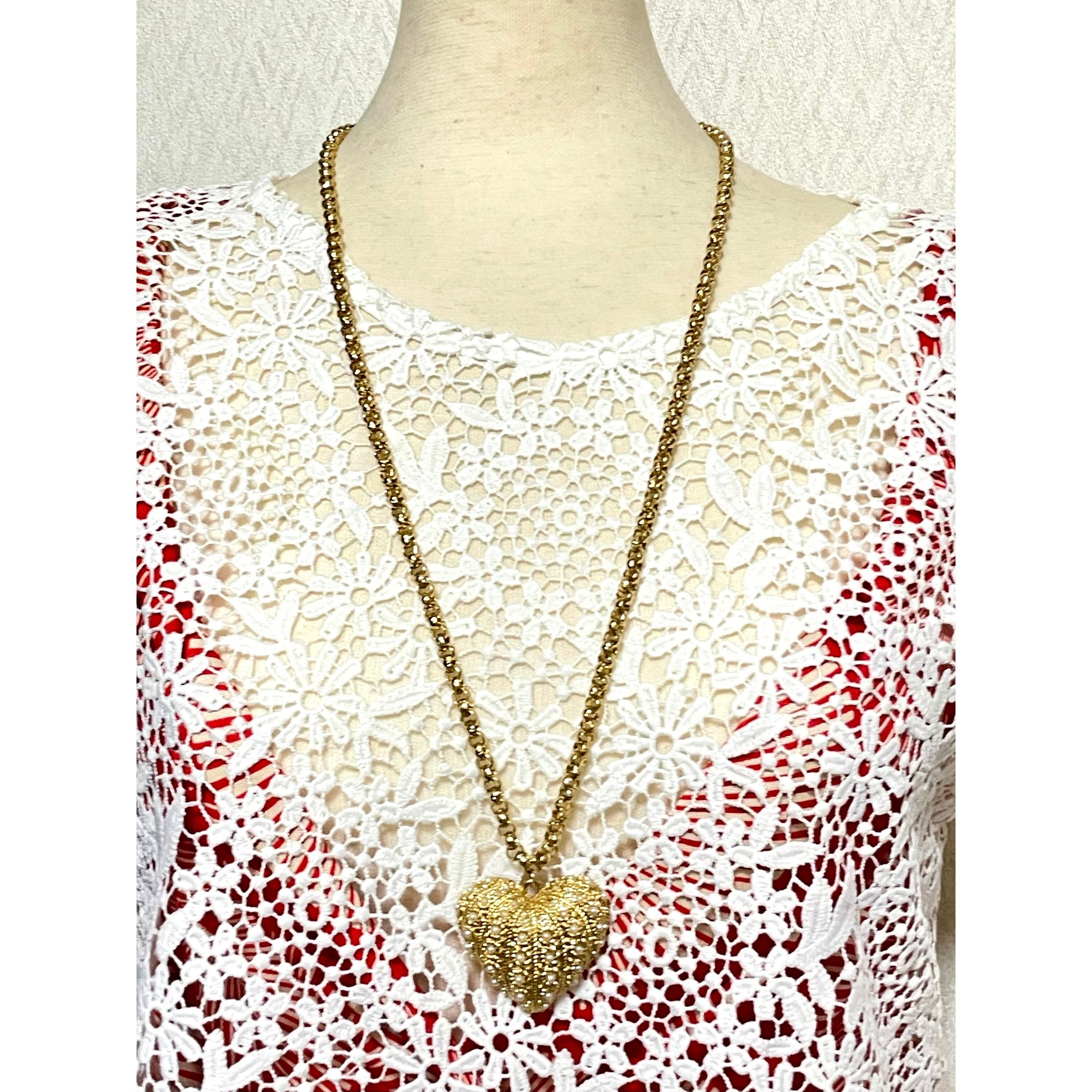 Nina Ricci MINT. Vintage NINA RICCI skinny chain necklace with crystal Size ONE SIZE - 5 Thumbnail