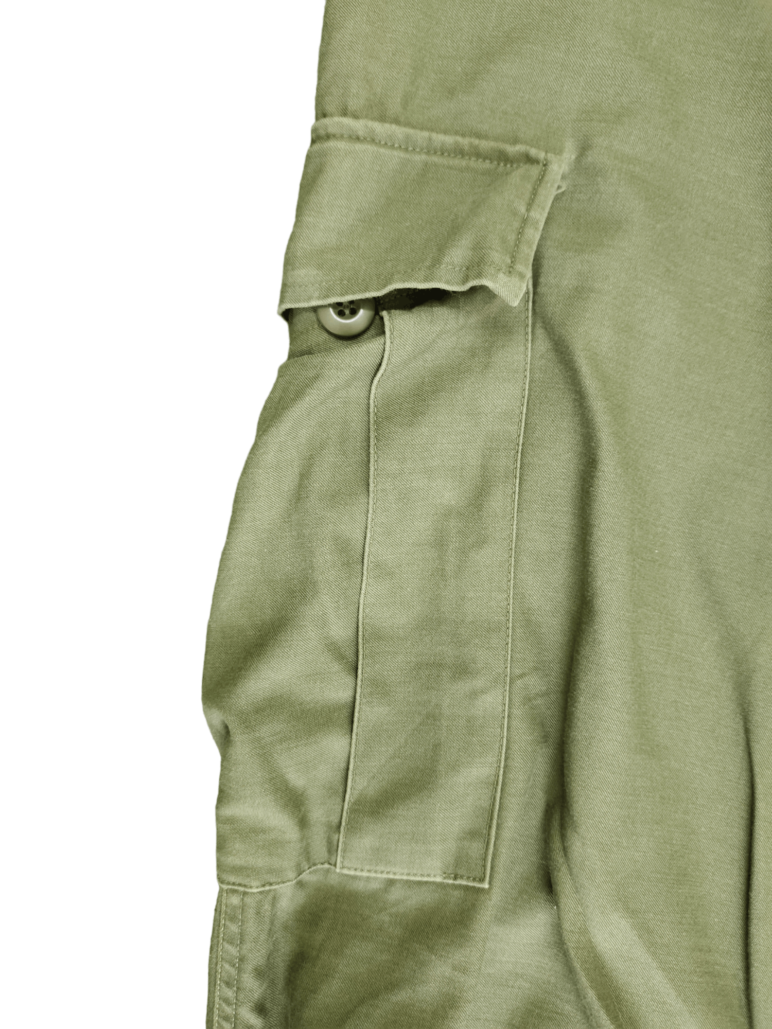 Vintage Vtg OG Us Army Sateen Cargo Pant 60s 70s Nam Era Scovill Usa Size US 31 - 6 Thumbnail