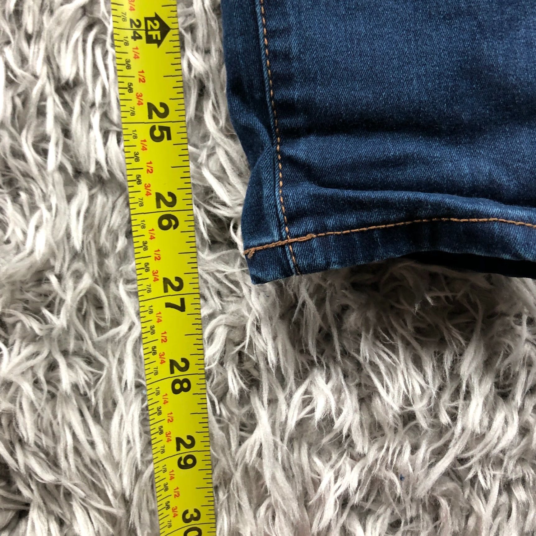 Vintage Aéropostale High Rise Skinny Jeans Women 8 Dark Wash Blue Denim Size 30" / US 8 / IT 44 - 3 Thumbnail