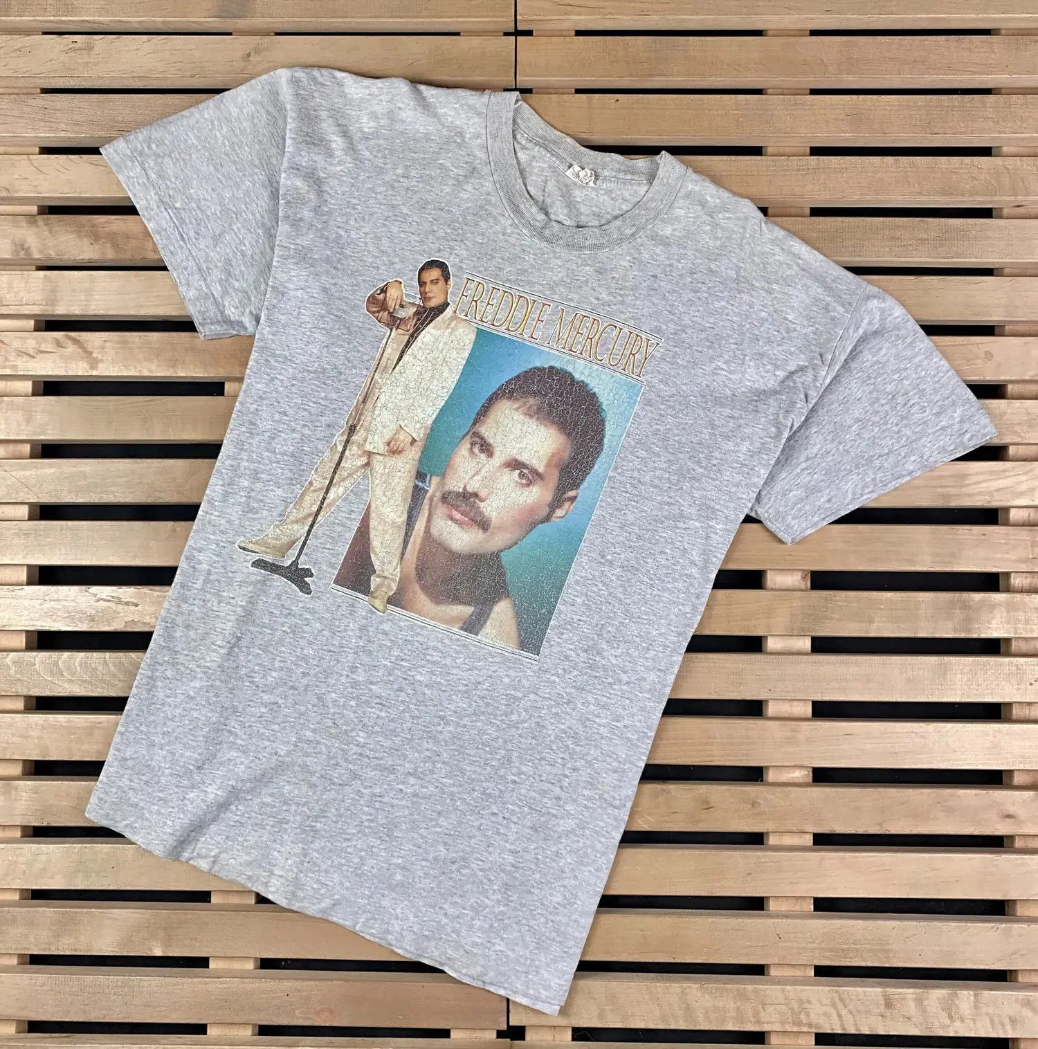 Band Tees Mens Vintage T Shirt Screen Stars Freddie Mercury Size XL Size US XL / EU 56 / 4 - 1 Thumbnail