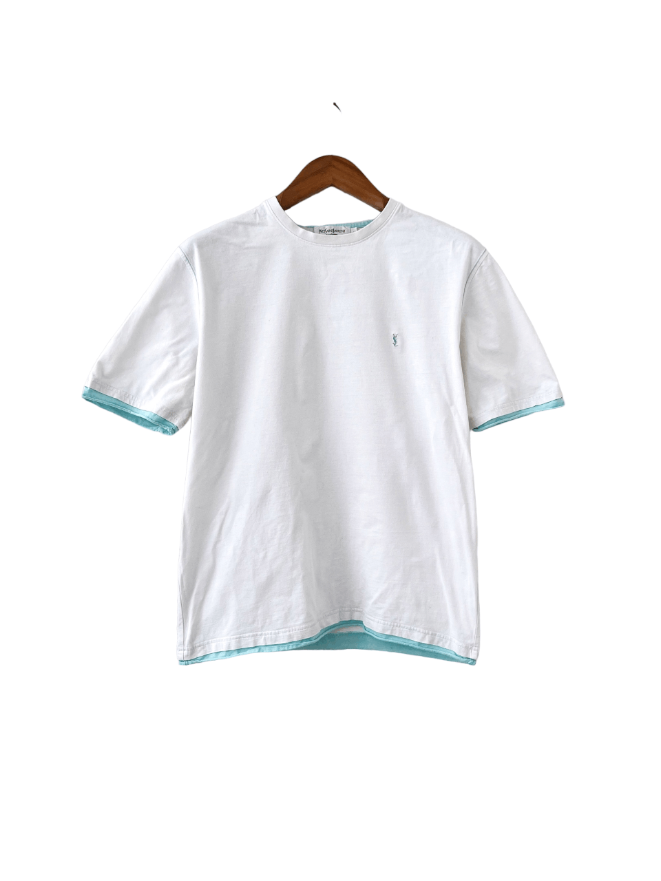 image of YVES Saint Laurent T-Shirt M in White, Men's (Size Medium)
