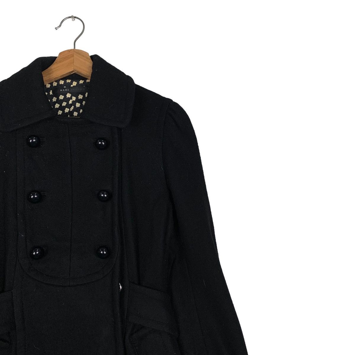 Marc Jacobs MARC JACOBS Double Breasted Wool Coat #0223-C10 Size S / US 4 / IT 40 - 6 Thumbnail
