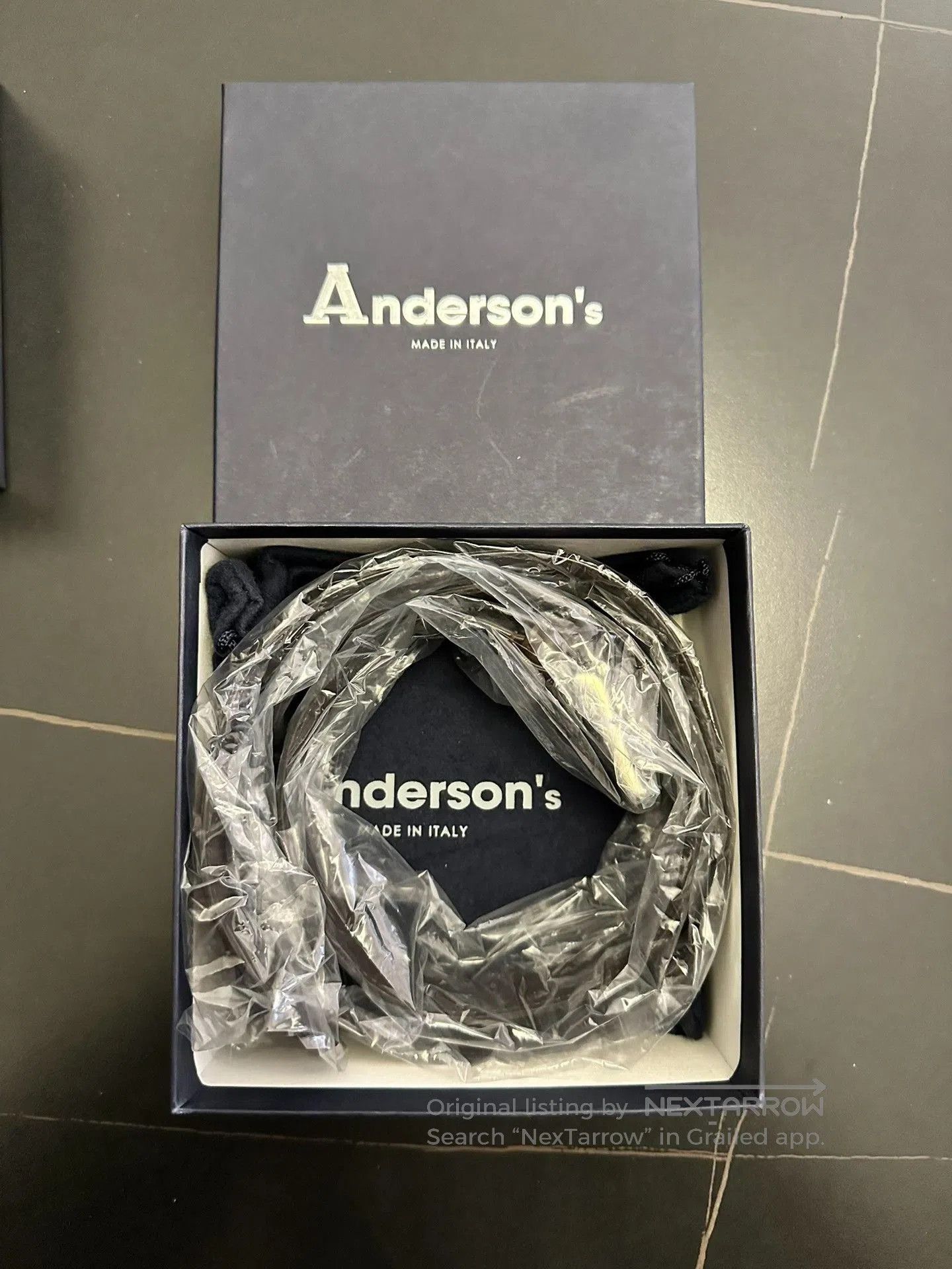 Andersons Anderson's Horween Leather Dress Belt. Size ONE SIZE - 3 Thumbnail