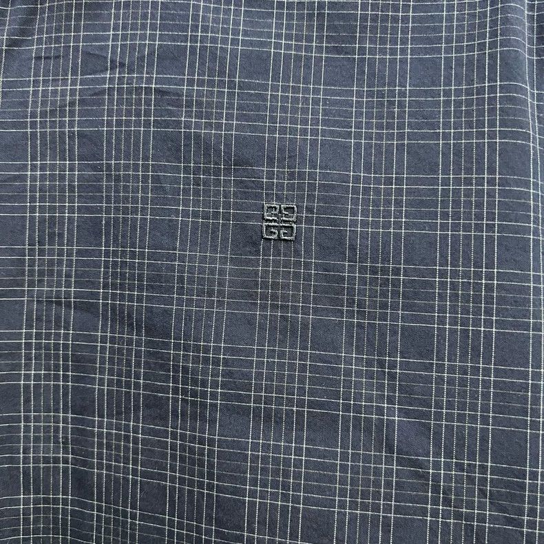 Givenchy Givenchy Plaid Embroidery Logo Shirt Size US XS / EU 42 / 0 - 4 Thumbnail