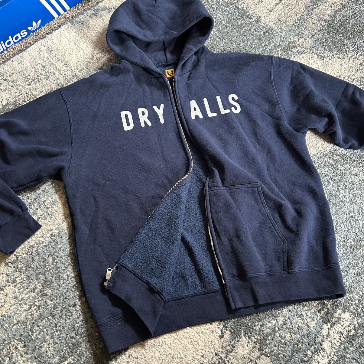 Human Made 2018 NAVY BLUE HM DRY ALLS ZiP UP HOODiE SWEATSHiRT iNDiGO Size US XXL / EU 58 / 5 - 10 Thumbnail