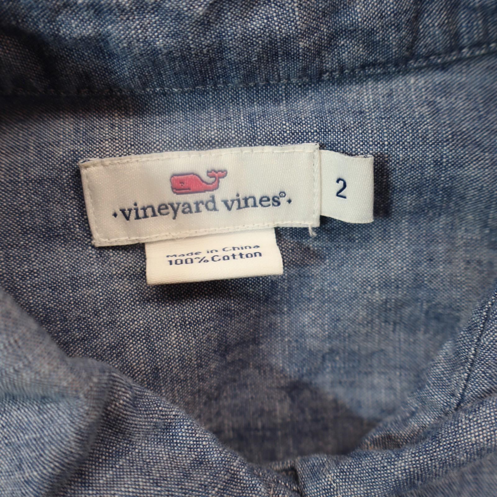 Vineyard Vines Vineyard Vines Shirt Chambray Button Up Womens Size 2 Blue Size XS / US 0-2 / IT 36-38 - 8 Thumbnail