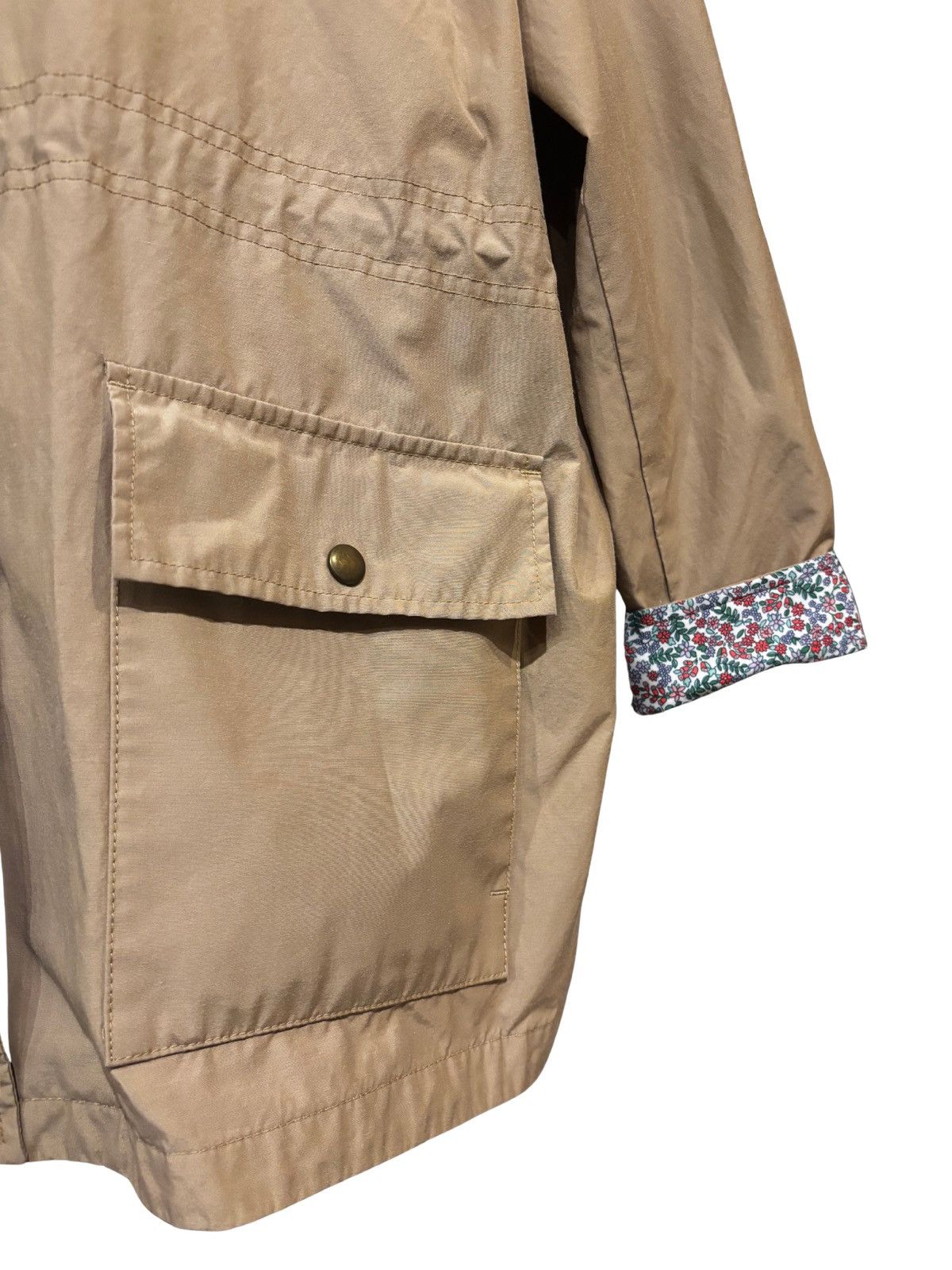 Lands' End Women’s tan utility Jacket.wj2510 Size XXL / US 16-18 / IT 52-54 - 9 Thumbnail