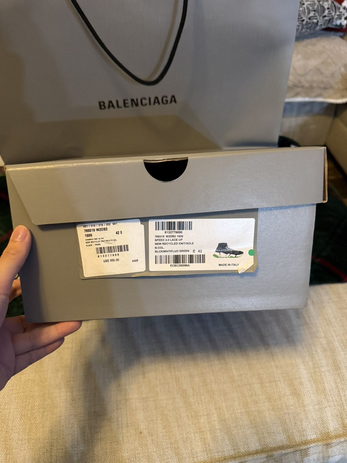Balenciaga Balenciaga Speed 2.0 Low-Top Sneakers Size US 9 / EU 42 - 9 Thumbnail
