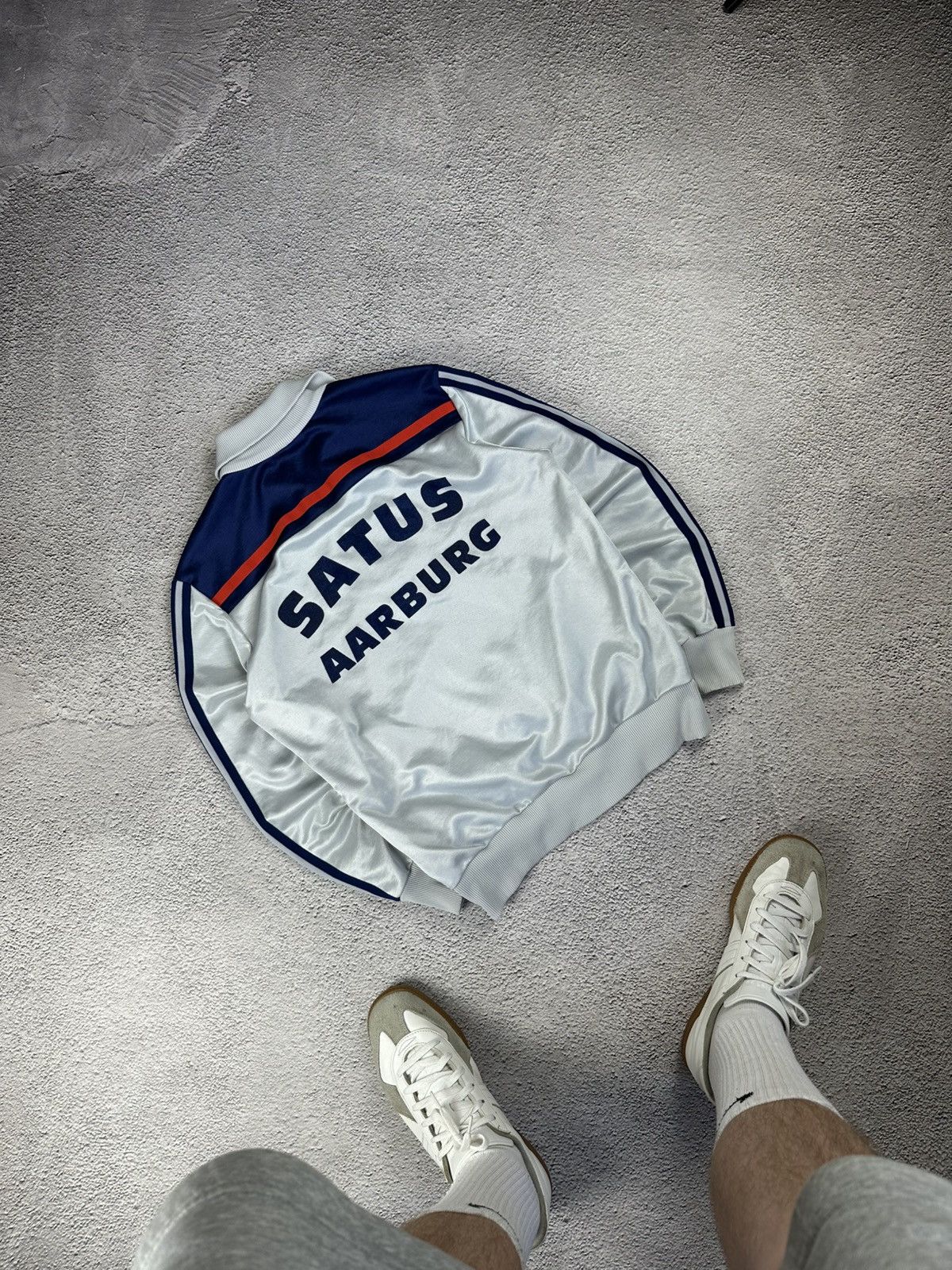 Adidas × Vintage Vintage Adidas Germany Olympic Zip Hoodie Soccer Jersey 90s Size US S / EU 44-46 / 1 - 2 Thumbnail