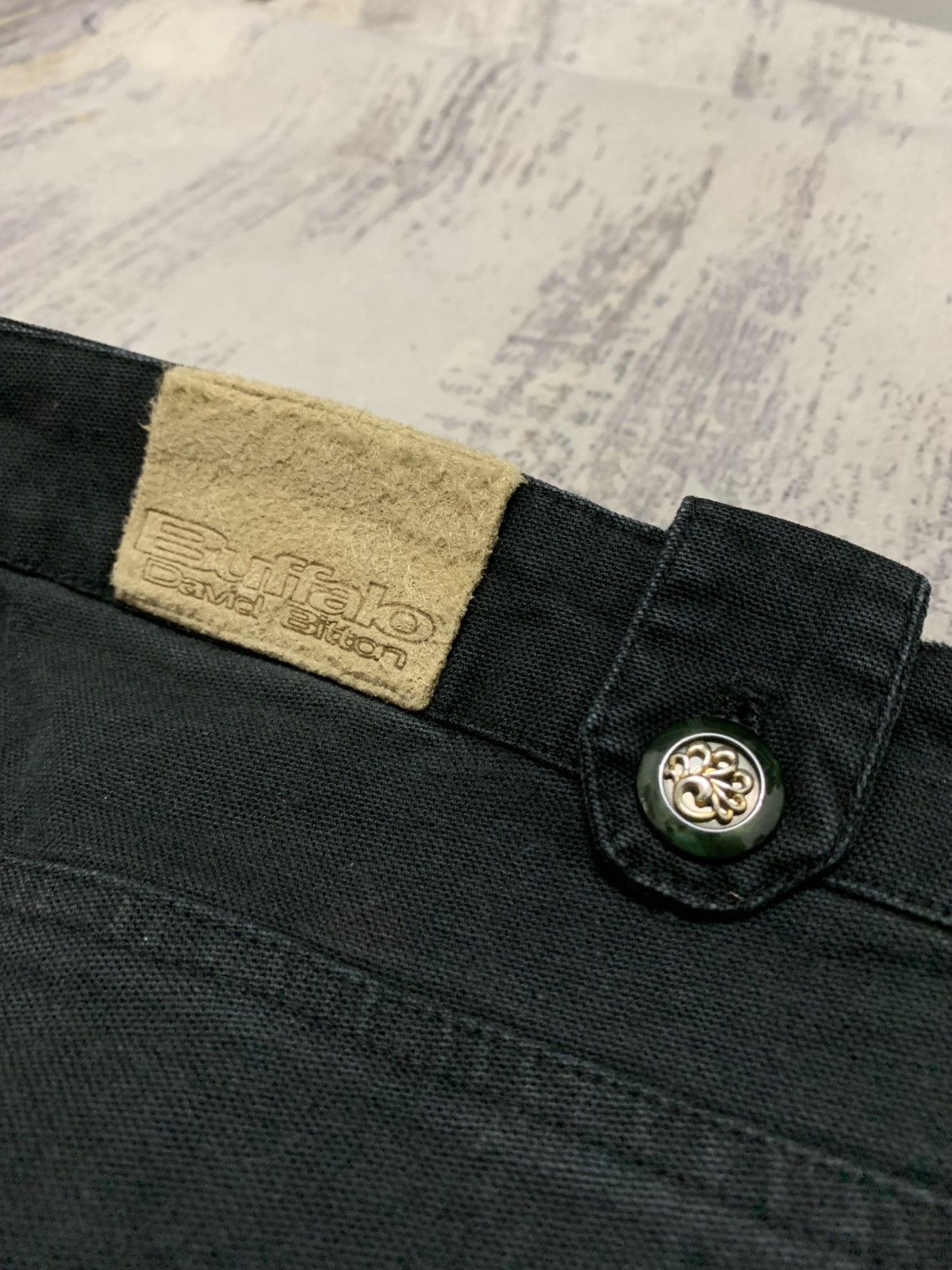 If Six Was Nine Japanese Brand Buffalo Bleach Dye Cropped Cargo Pant 31x28.5 Size US 32 / EU 48 - 9 Thumbnail