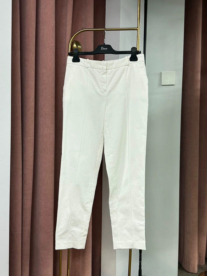 Loro Piana LORO PIANA White skinny jeans Size 26" / US 2 / IT 38 - 1 Thumbnail