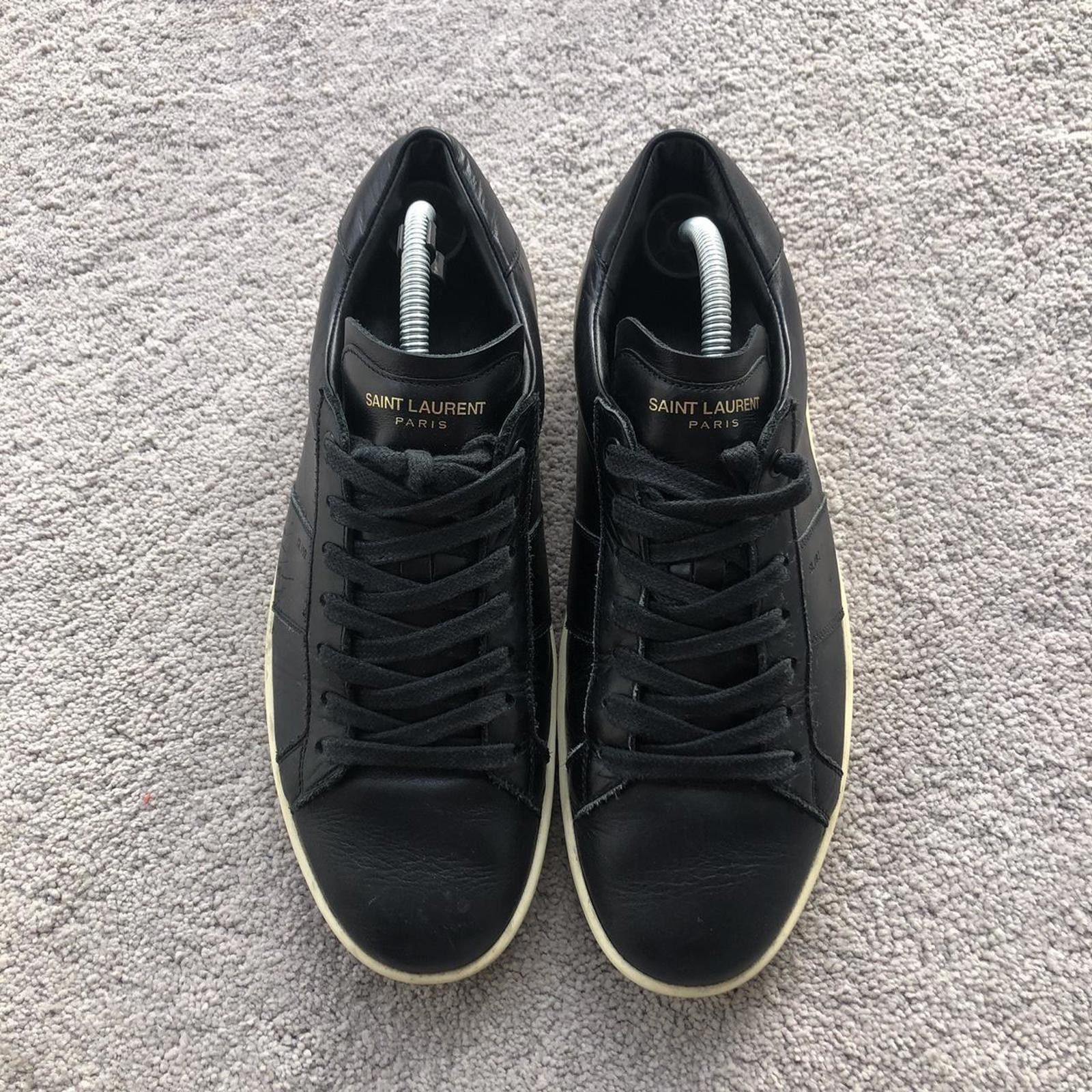 Saint Laurent Paris Saint Laurent SL/02 Leather Sneakers Size US 9 / EU 42 - 6 Thumbnail