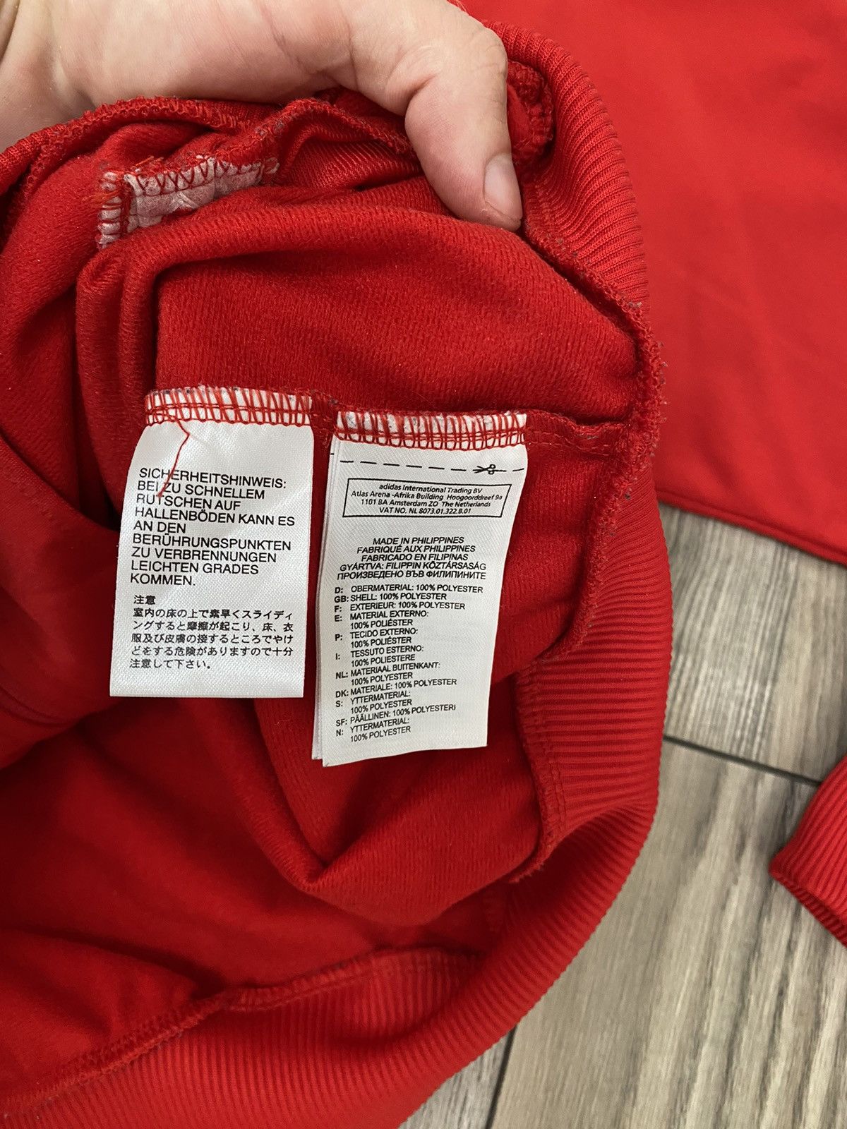 Adidas Vintage Adidas Firebird Red Track Jacket Size XXL Size US XXL / EU 58 / 5 - 9 Thumbnail