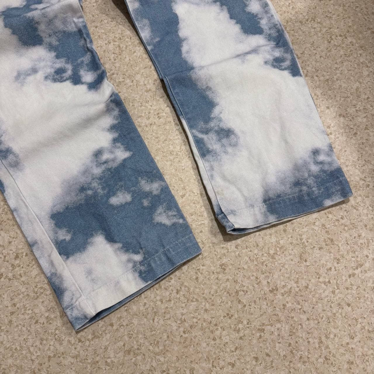 Jaded London × Vintage RARE Jaded London Tie Die Denim Jeans Blue Milk Baggy Skate Size US 32 / EU 48 - 2 Thumbnail