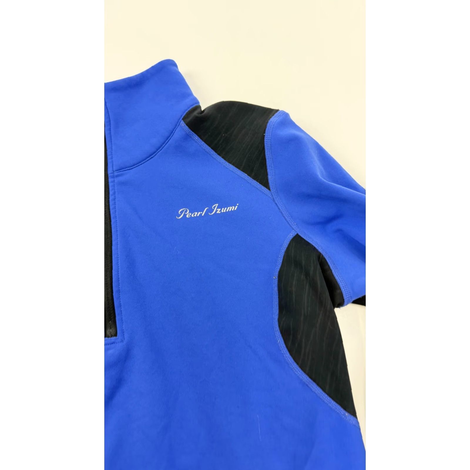 PEARL iZUMi Pearl Izumi Shirt Womens Medium Blue Black Half Zip Pullover Cycling Top Size M / US 6-8 / IT 42-44 - 4 Thumbnail