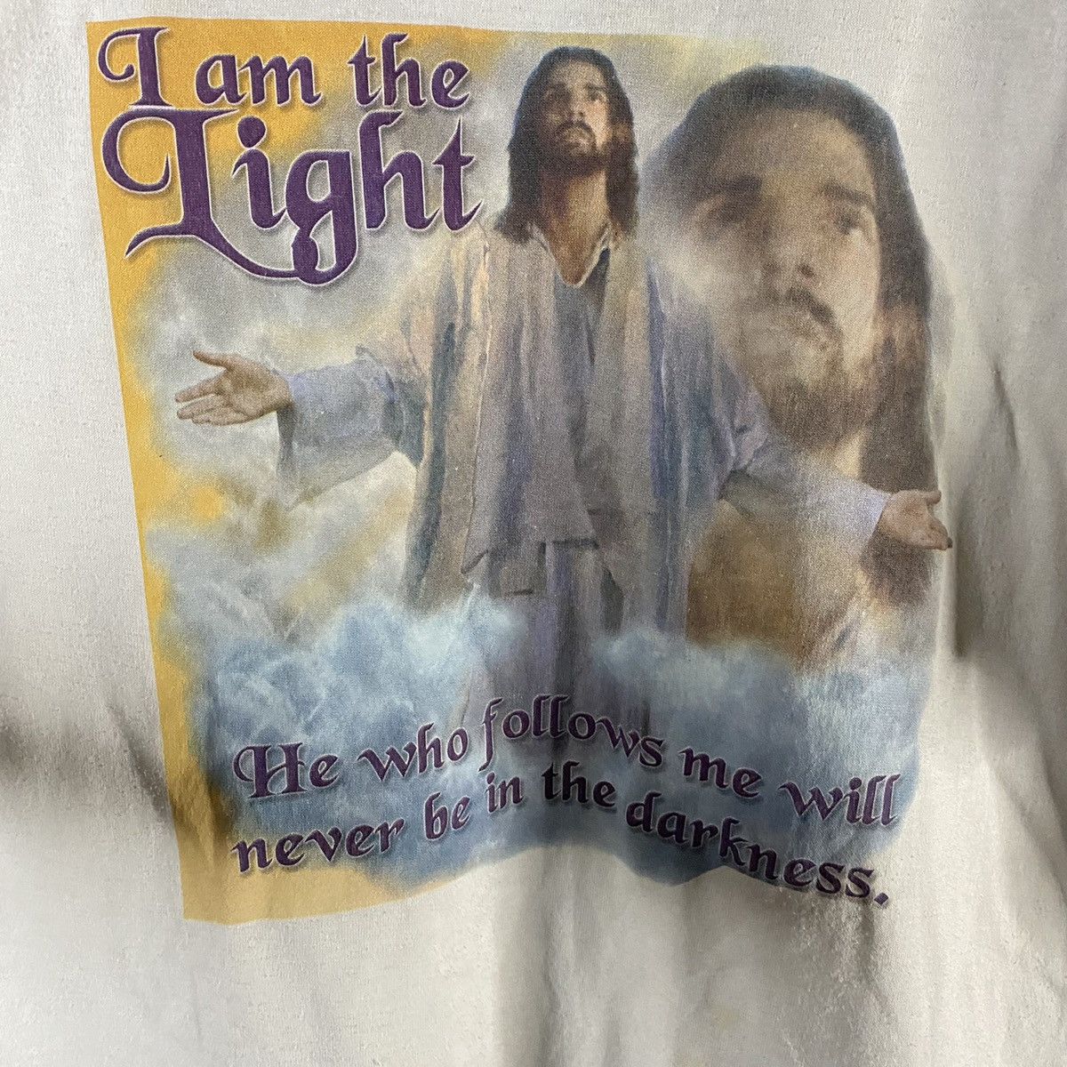 Vintage Vintage Jesus Clip Art Bible Verse tee Size US L / EU 52-54 / 3 - 2 Thumbnail