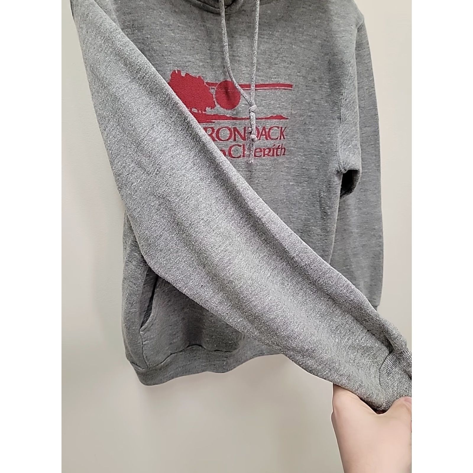 Russell Athletic VINTAGE Russell Athletic Hoodie Mens Small Gray Adirondack Camp Cherith Tri Blend Size US S / EU 44-46 / 1 - 5 Thumbnail