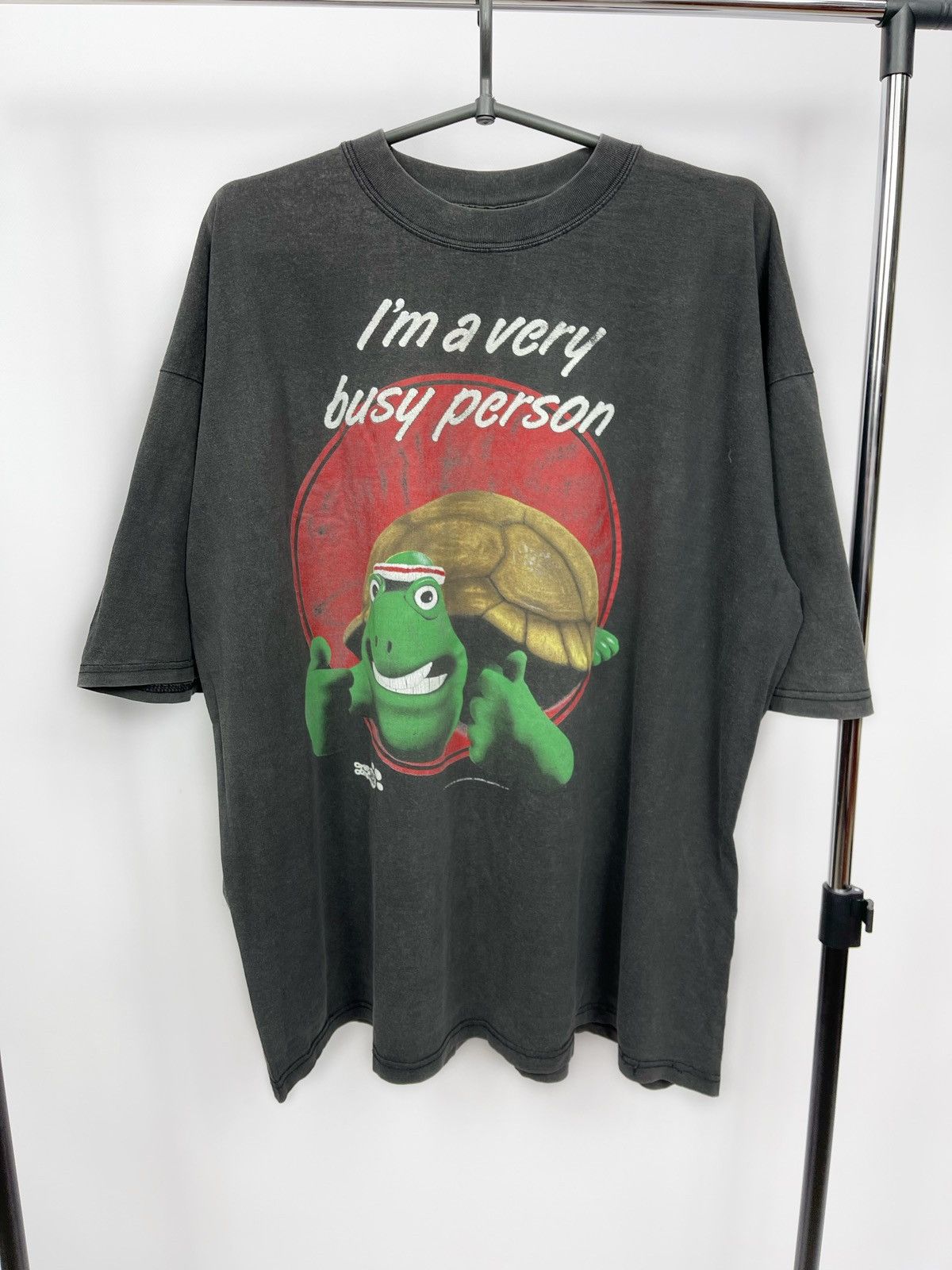 image of Cartoon Network x Movie Vintage 1991 Wallace And Gromit Aardman T-Shirt Size XL in Black, Men's