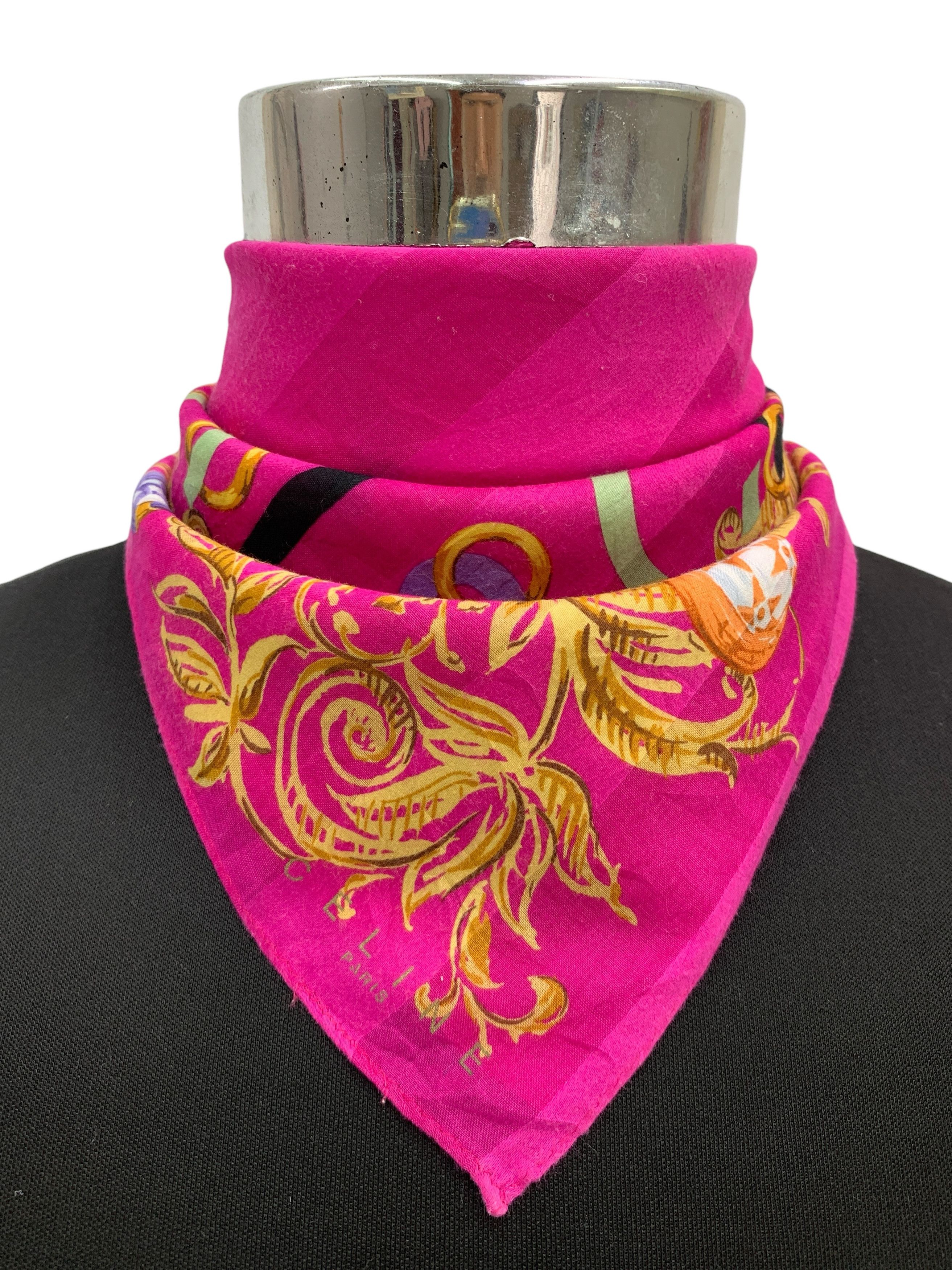 Celine × Vintage Vintage Celine Handkerchief/Neckerchief - HKA979 Size ONE SIZE - 1 Thumbnail