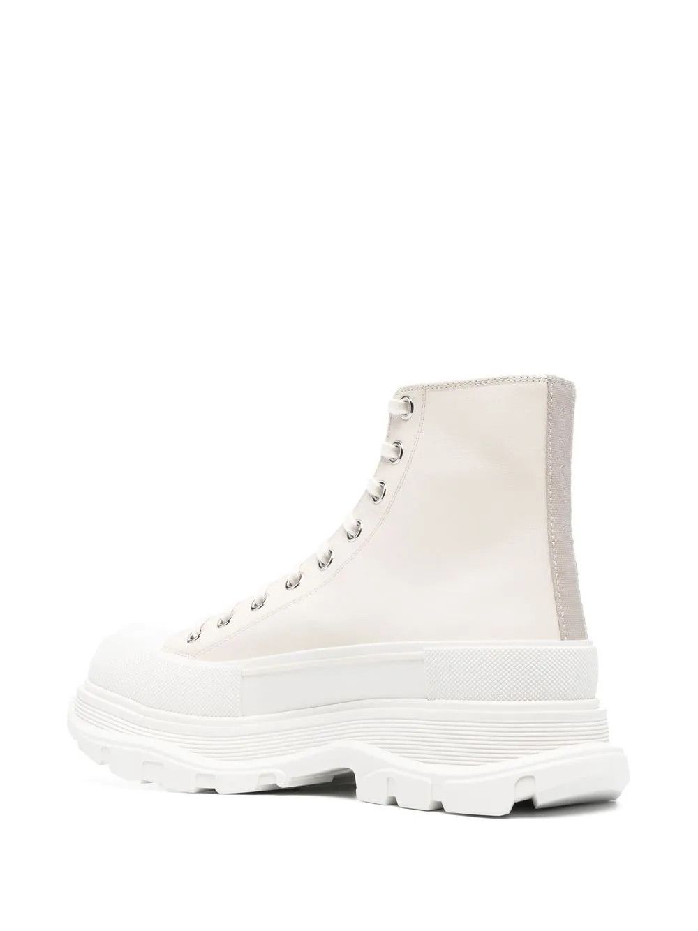 Alexander McQueen o1w1db10725 Tread Slick Boot in White Size US 12 / EU 45 - 4 Thumbnail