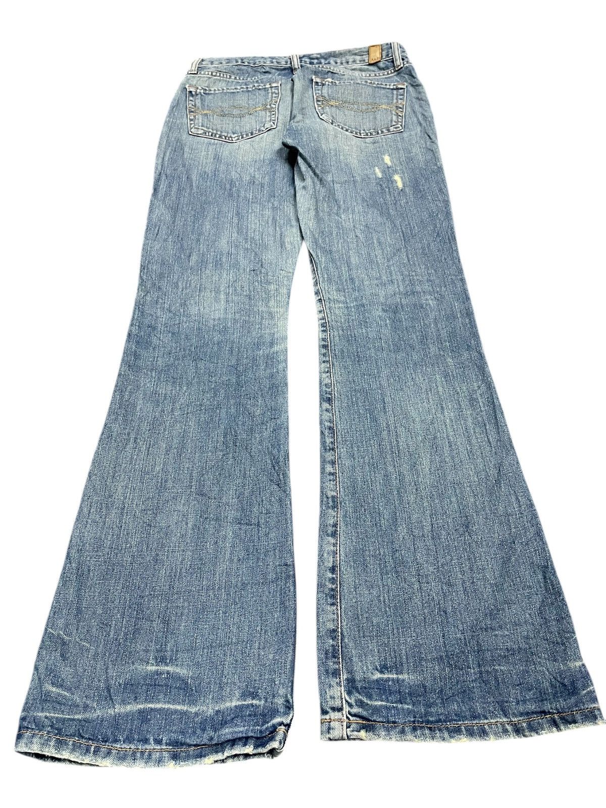 Abercrombie & Fitch Y2k flare abercrombie & fitch Punk Distressed Jeans Size 29" - 2 Thumbnail