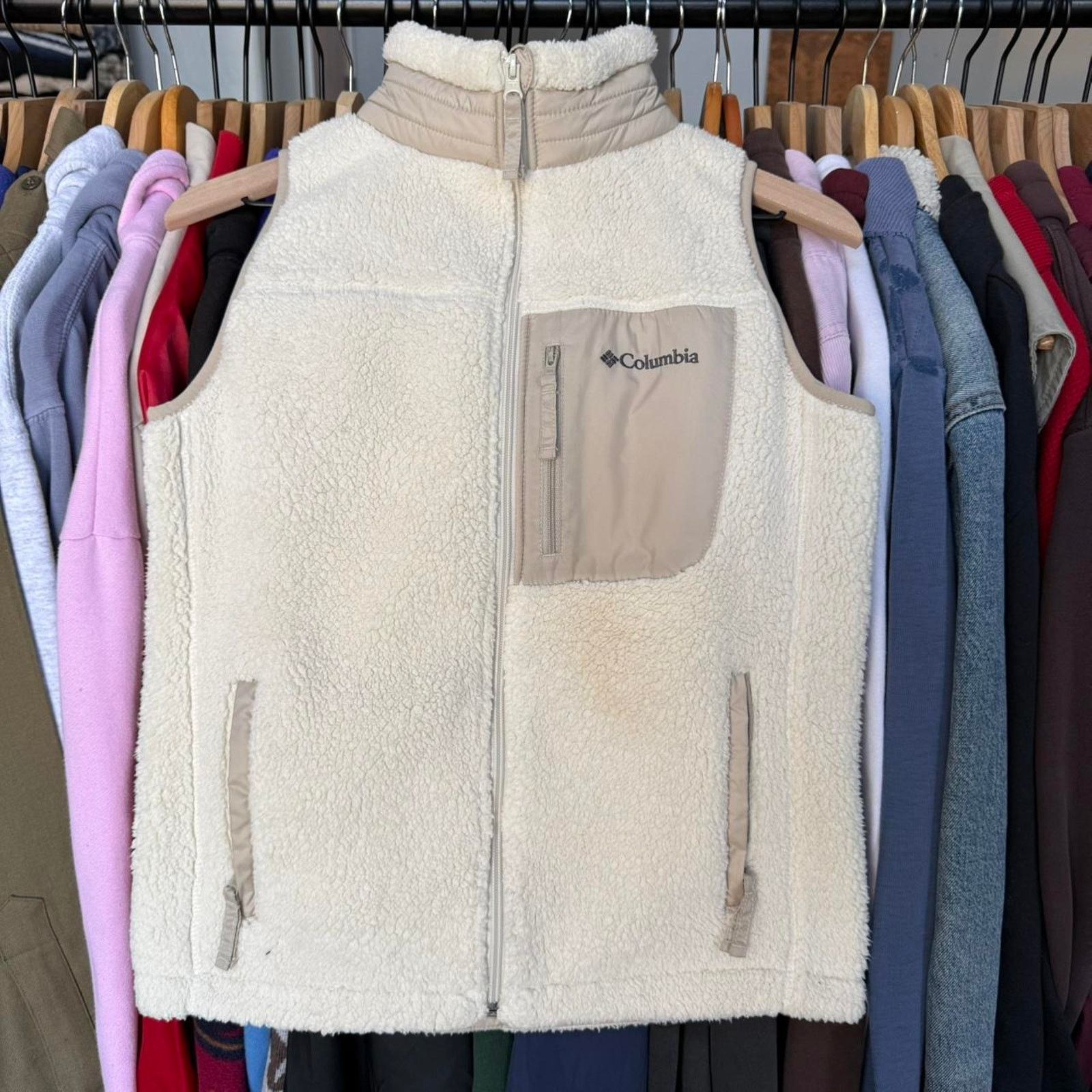 Columbia Women's High Quality Columbia Soft Fleece Zip Up Vest Size XS / US 0-2 / IT 36-38 - 1 Thumbnail