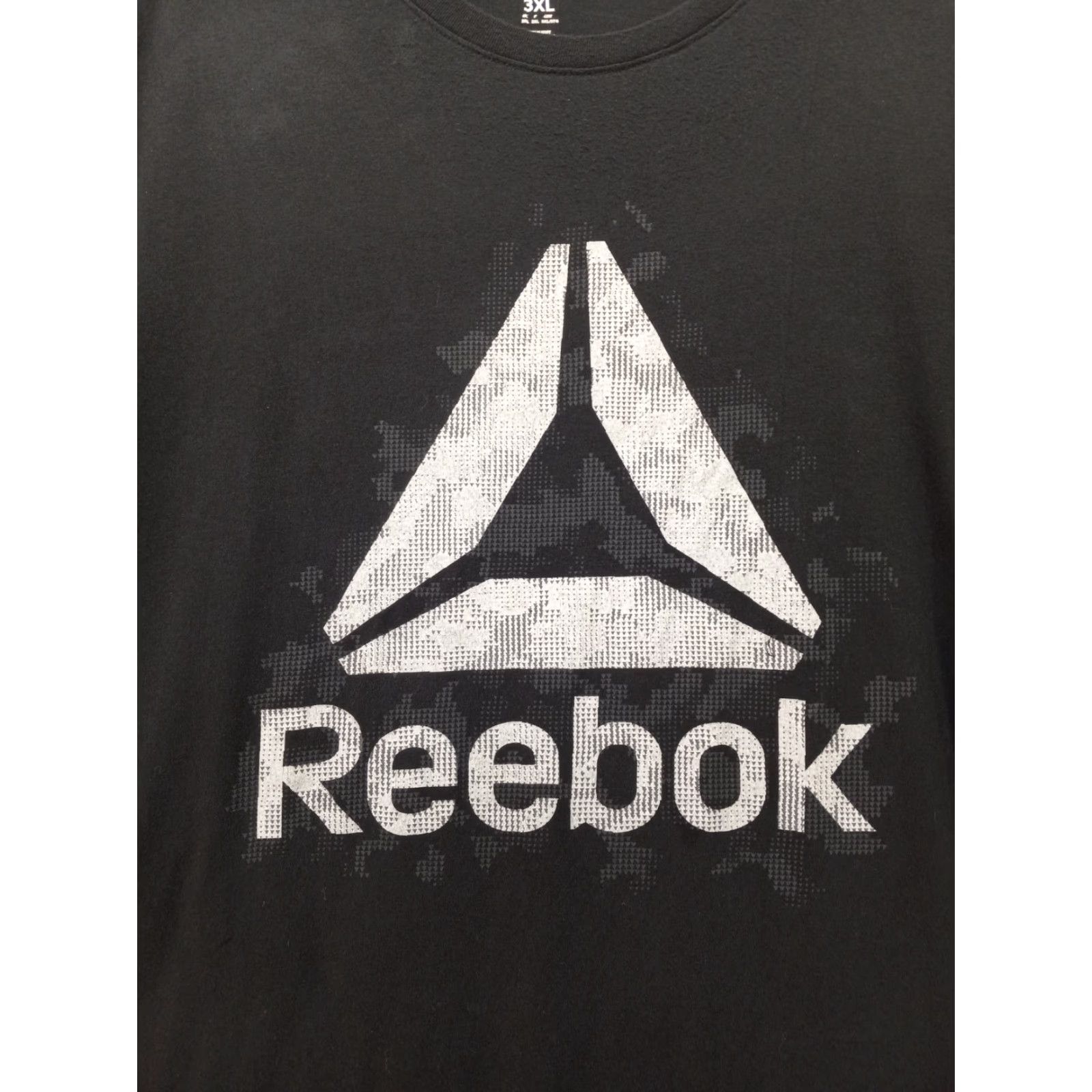 Reebok Reebok T-Shirt Adult 3XL Black Men Short Sleeve Classic Athletic Ghost Pattern Shirt Size US XXL / EU 58 / 5 - 2 Thumbnail