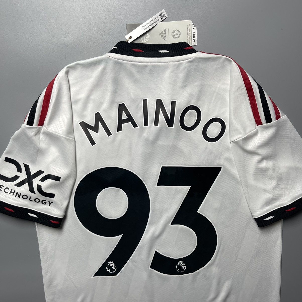 Adidas MAN UNITED ADIDAS 2022/2023 SOCCER AWAY JERSEY #93 MAINOO Size US S / EU 44-46 / 1 - 8 Thumbnail