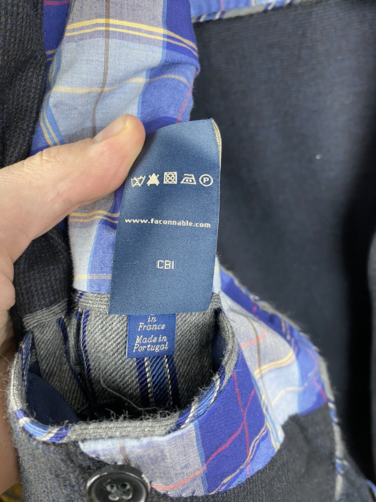 Faconnable Faconnable Wool-Cotton Blazer Size L Size 42L - 11 Thumbnail