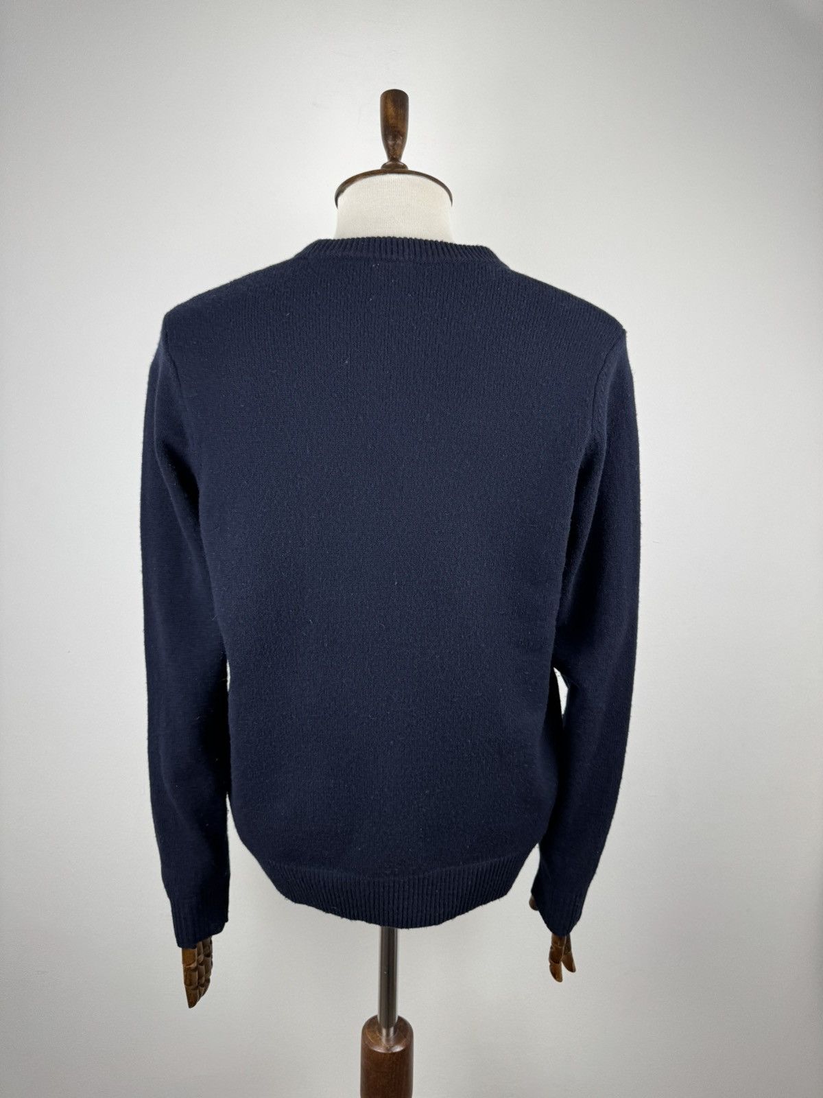 Designer Men’s John Lewis Wool Sweater Crew Neck Jumper size L Size US L / EU 52-54 / 3 - 3 Thumbnail