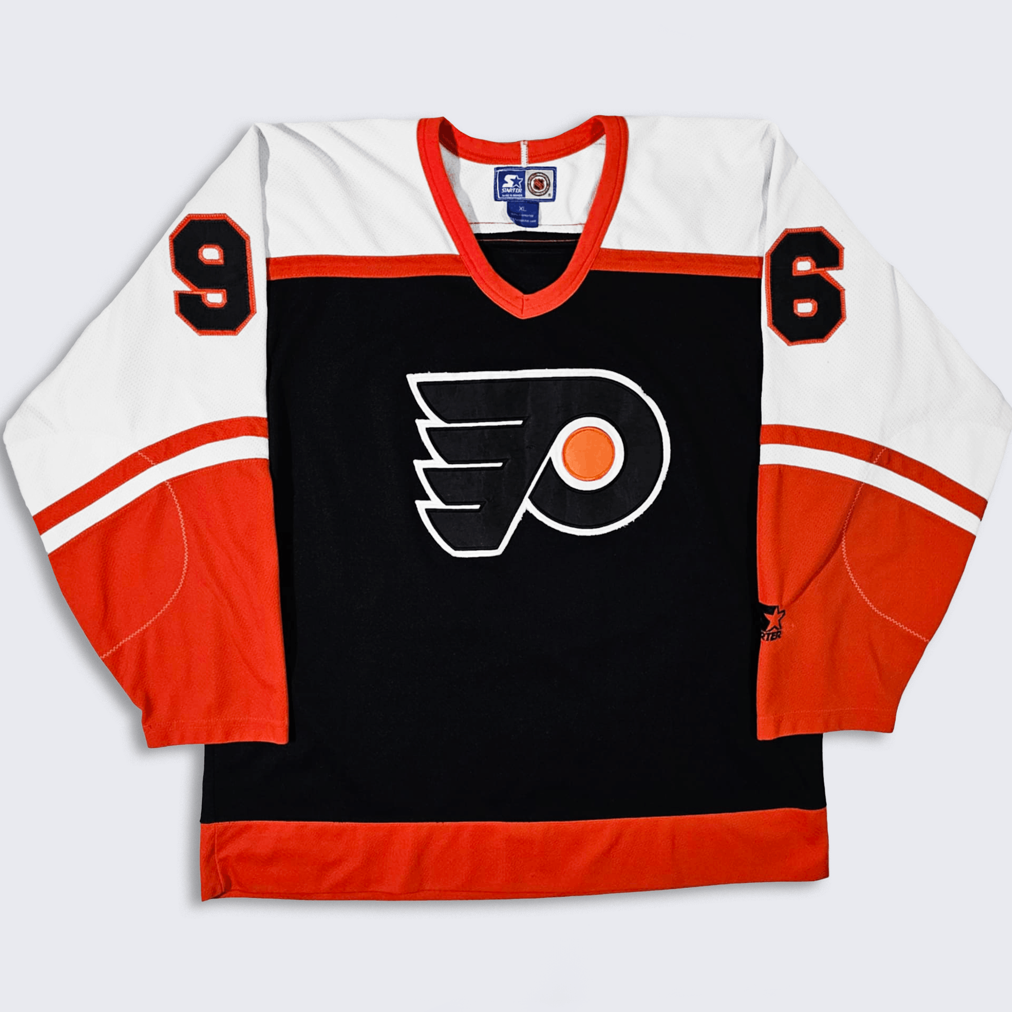 NHL × Starter × Vintage Philadelphia Flyers Vintage 90s Starter Hockey Jersey Size US XL / EU 56 / 4 - 1 Thumbnail