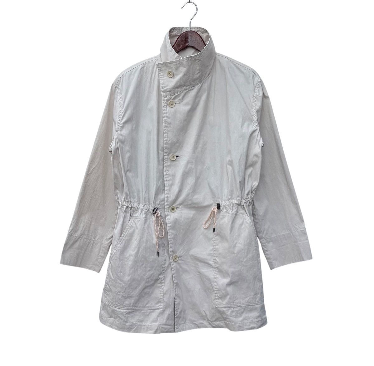 Issey Miyake Plantation Issey Miyake Check Lining Long Coat Size M / US 6-8 / IT 42-44 - 1 Thumbnail