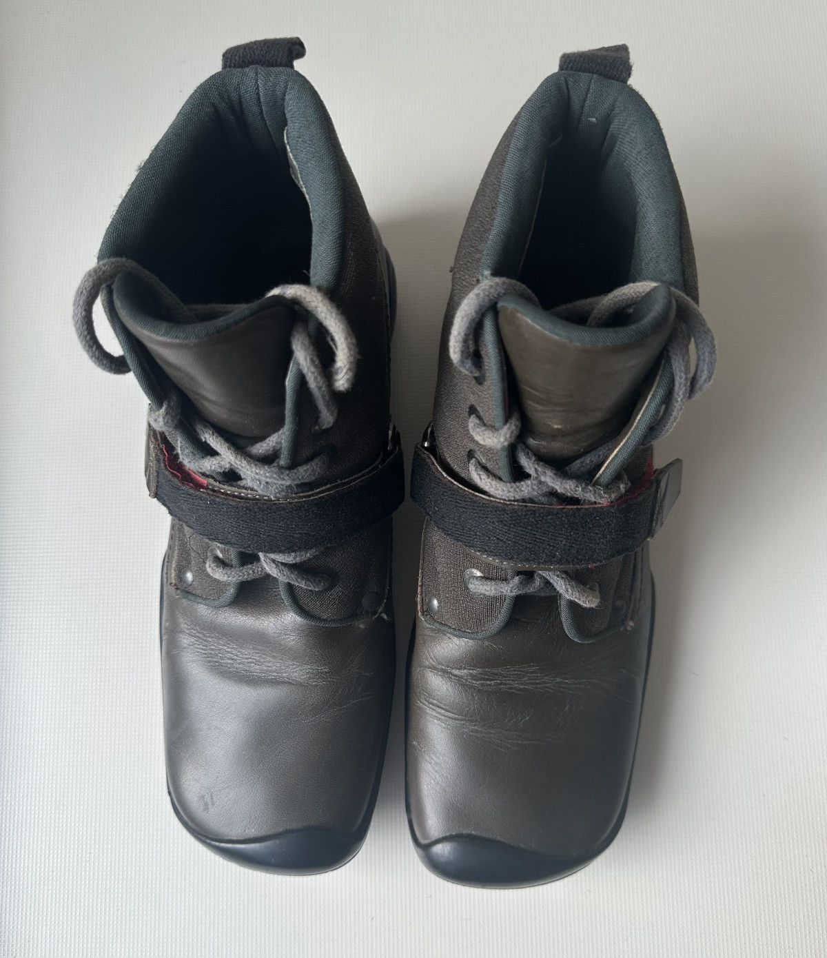 Prada Prada FW99 Leather square toe strap military boots Size US 8 / IT 38 - 7 Thumbnail