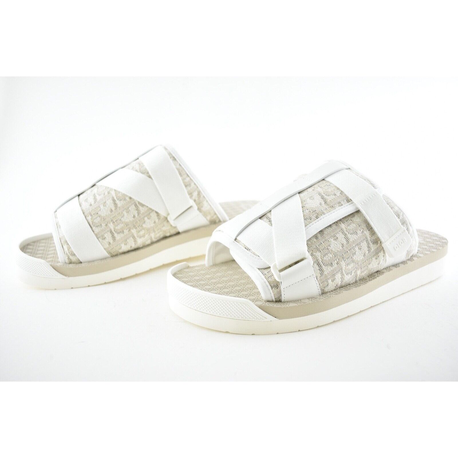 Dior Dior Men Alpha Sandal Oblique Jacquard Flat Slip On 45 12 Size US 12 / EU 45 - 10 Thumbnail