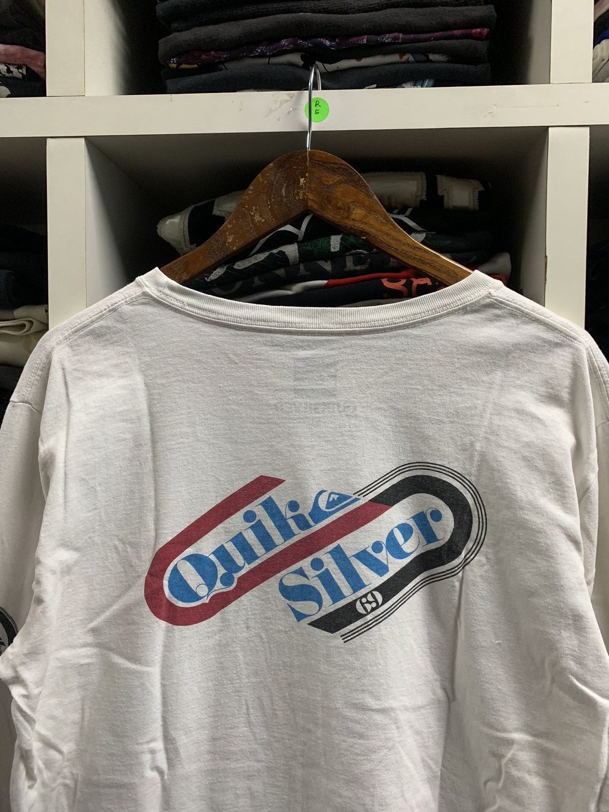 Quiksilver × Vintage Quiksilver big logo shirt Size US XL / EU 56 / 4 - 9 Thumbnail