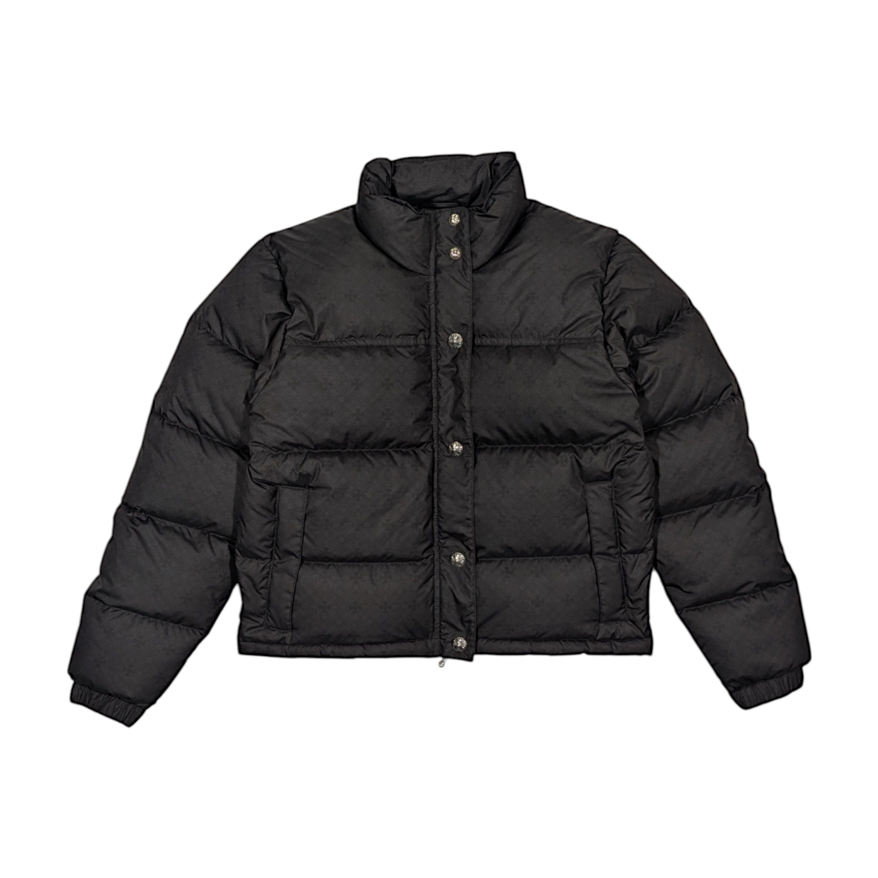 Chrome Hearts CH WOMENS CROPPED PUFFER JACKET MONOGRAM STIFF V2 Size S / US 4 / IT 40 - 1 Thumbnail