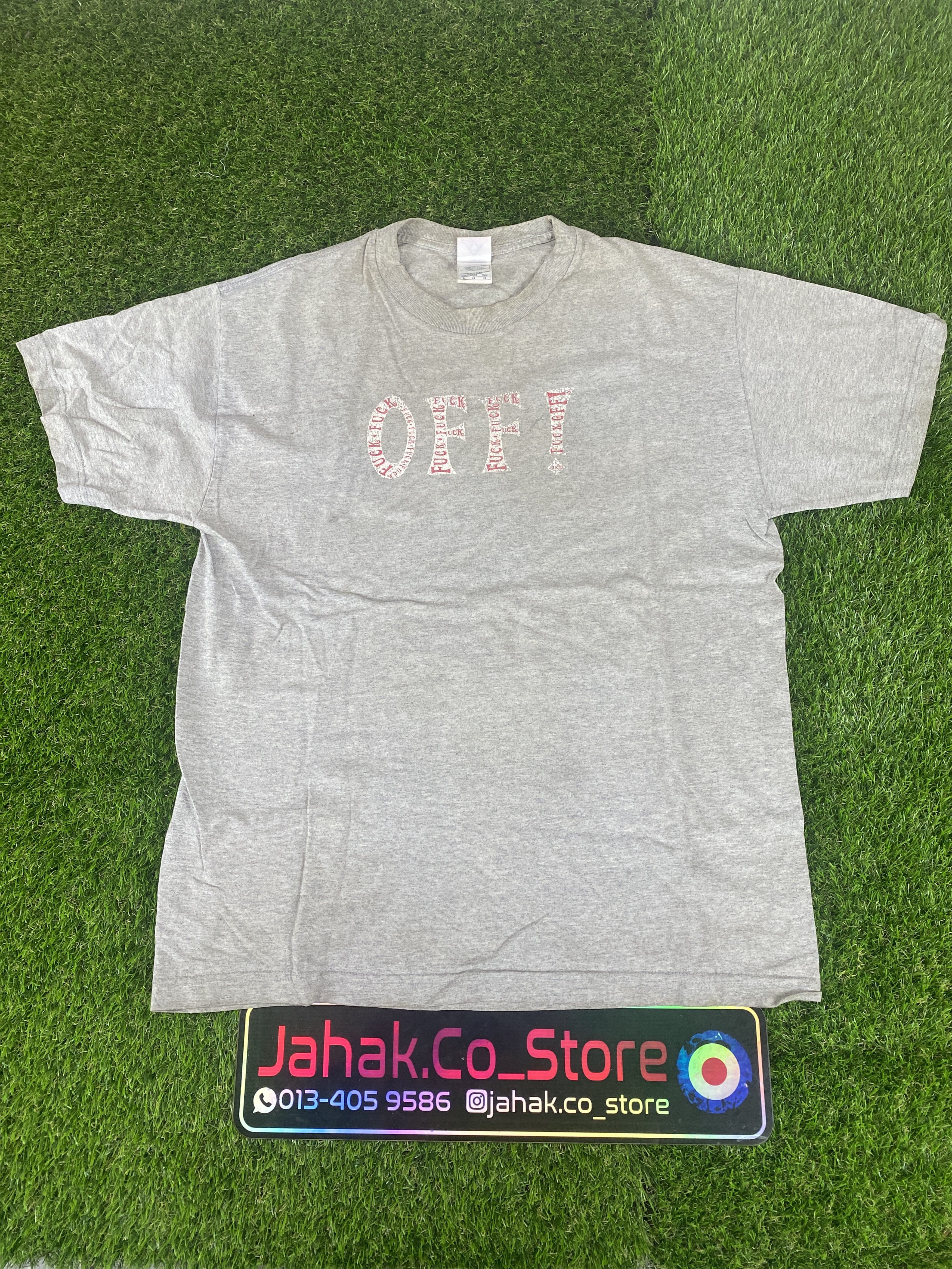 Japanese Brand Off Fuck Tshirt (T109) Size US L / EU 52-54 / 3 - 1 Thumbnail