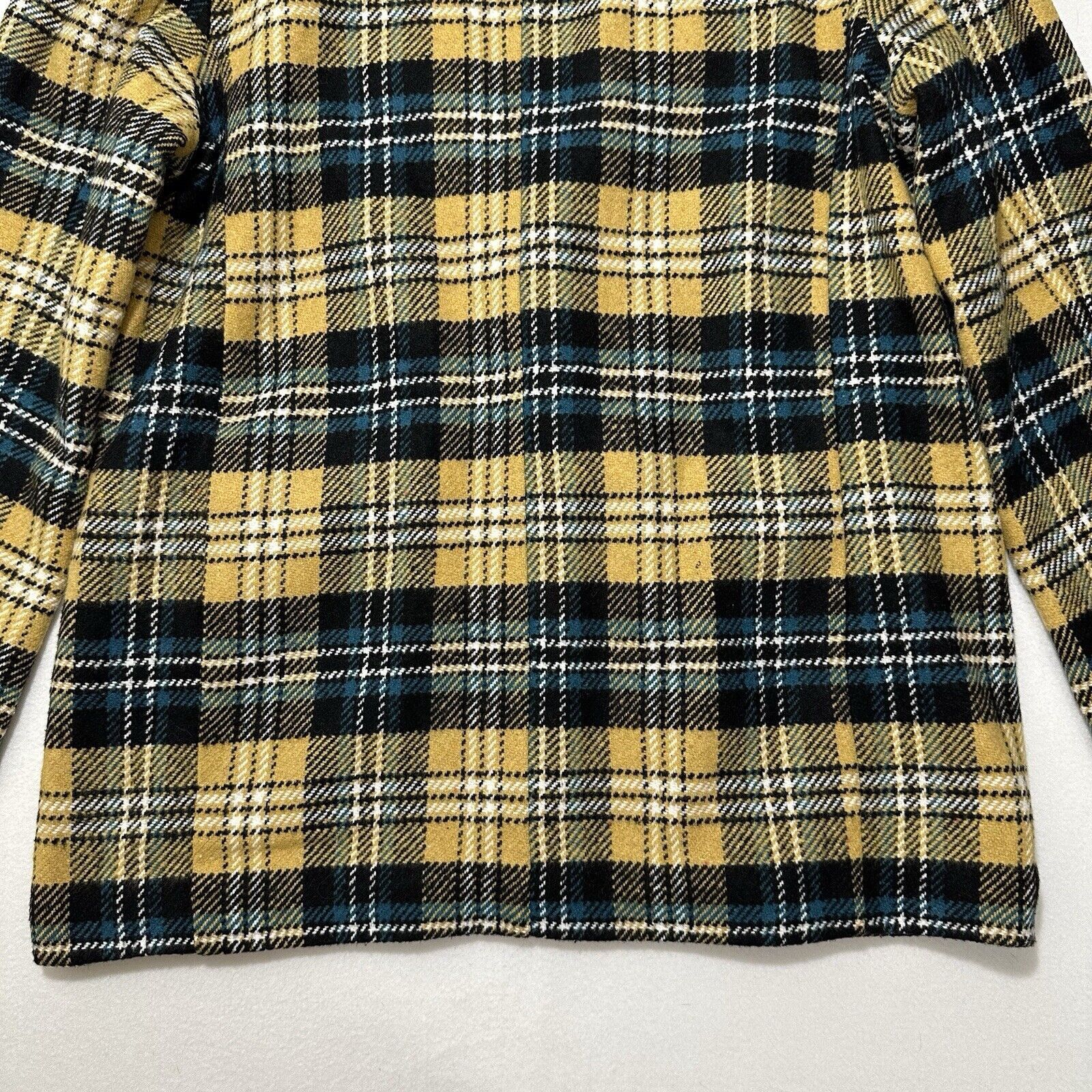 Other PrettyLittleThing Yellow Check Print Wool Blazer 8 Jacket Size M / US 6-8 / IT 42-44 - 13 Thumbnail