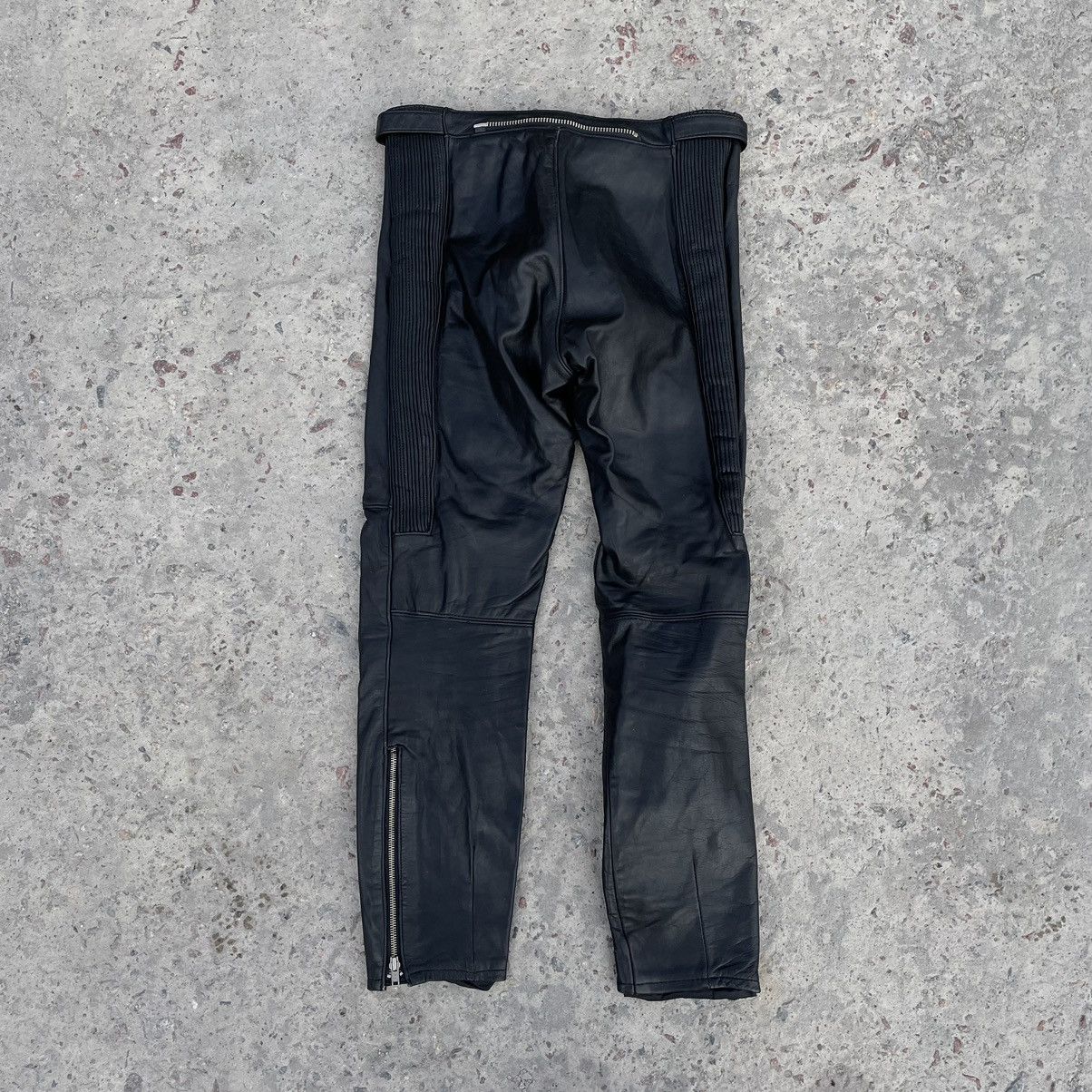 Other Vintage Moto Leather Pants 50 Size Y2K 90s USA Japan Size US 32 / EU 48 - 2 Thumbnail