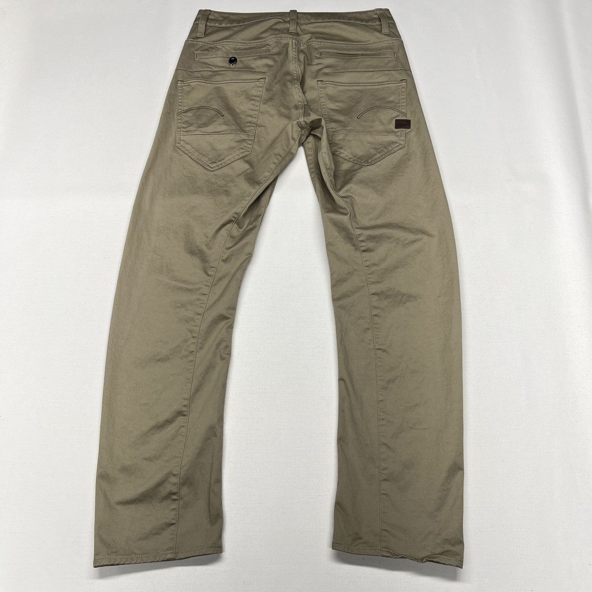 G-Star G Star Pants Khaki Straight Tapered D-Staq 3D Button Pocket Size US 29 - 17 Thumbnail