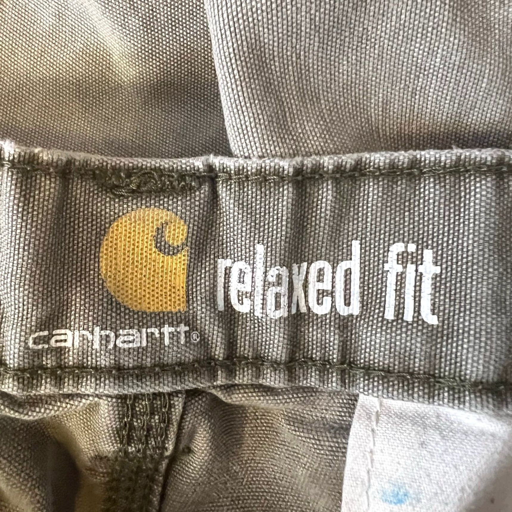 Carhartt Carhartt Cargo Pants Mens 38 x 34 Relaxed Work Distressed Green Tan 34x32 Men Cargo Mens Green Tan Distressed Stains Hole"} Size US 36 / EU 52 - 6 Thumbnail