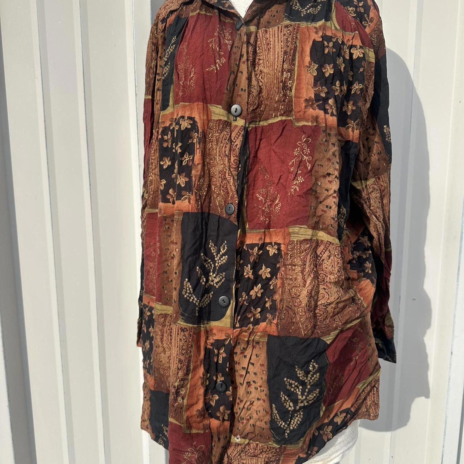 Other Vintage blouse large Size L / US 10 / IT 46 - 1 Thumbnail