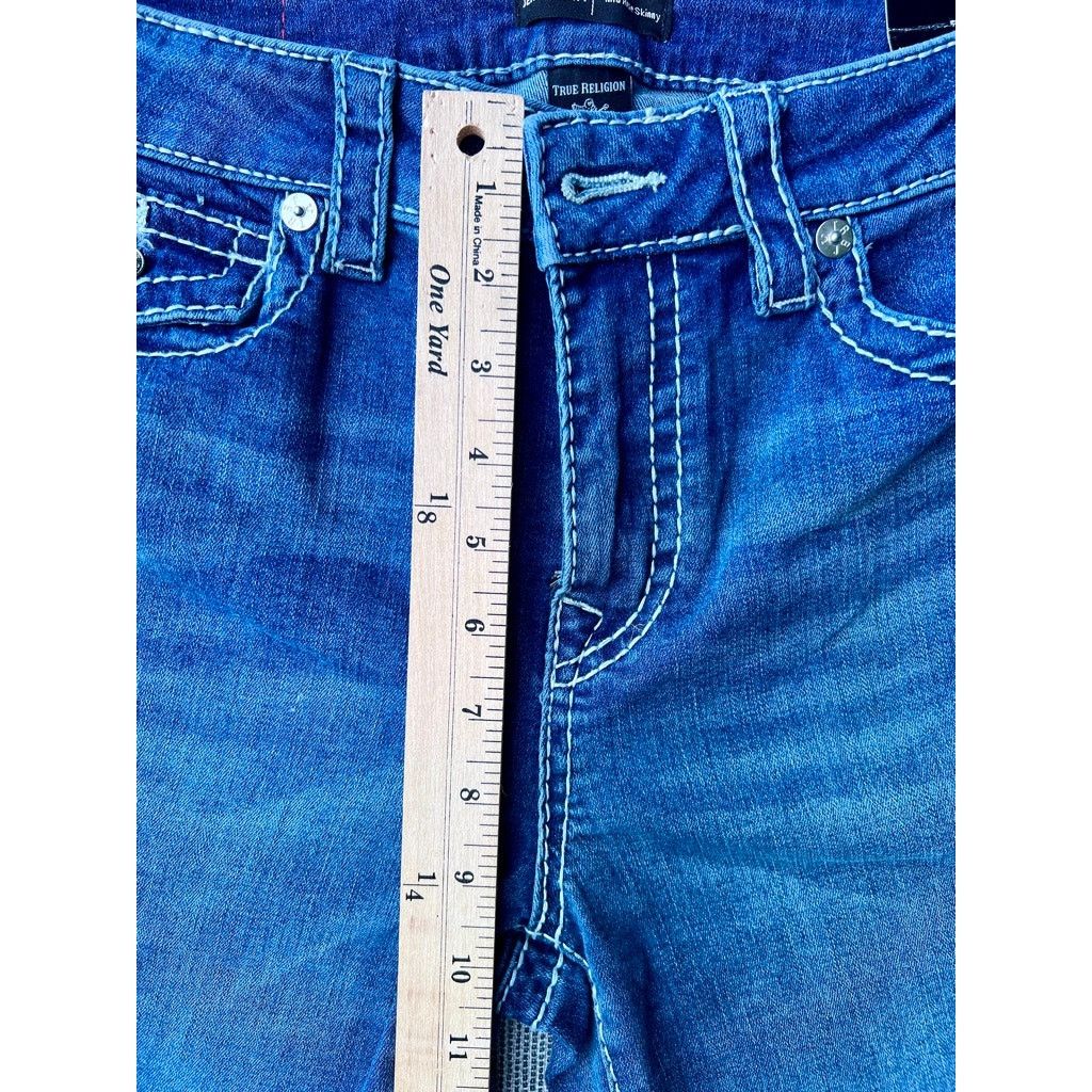 True Religion NWT Women True Religion Jennie Curvy Mid Rise Skinny sz 29 Size 29" - 9 Thumbnail