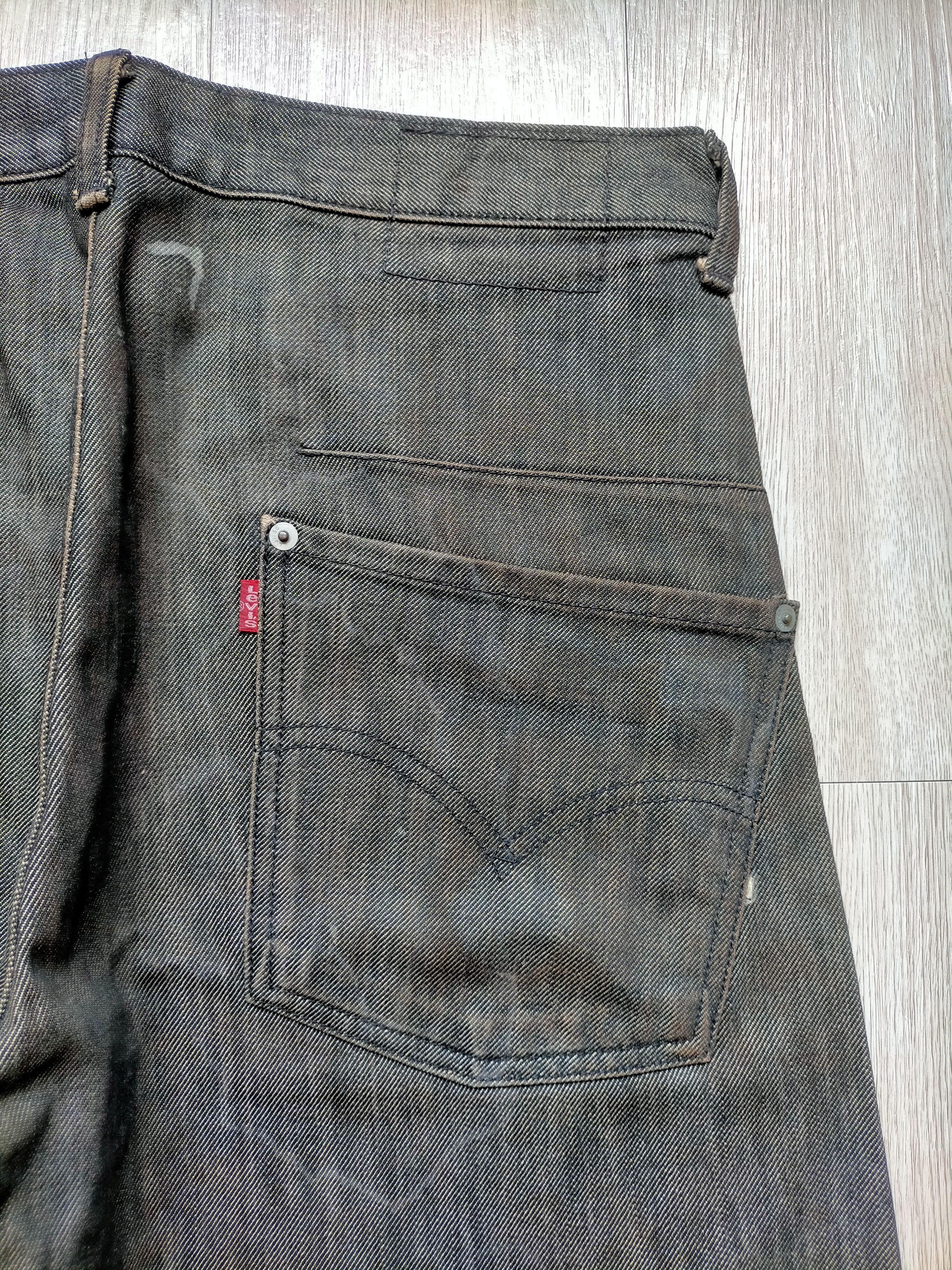 Levi's Vintage 1995 Levis Engineered Jeans Black Rusty Denim Pants Size US 33 - 10 Thumbnail
