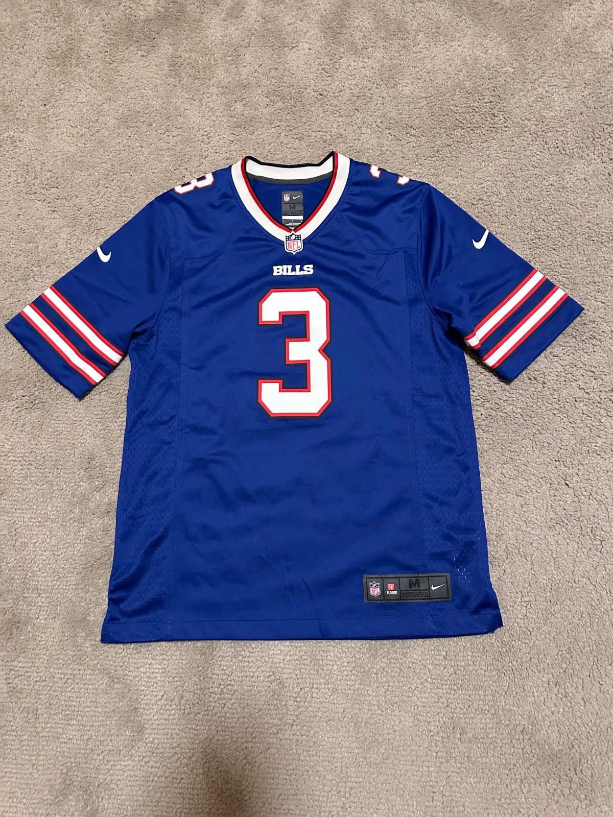 Nike Buffalo Bills Manuel #3 Nike Size M Jersey On Field Bills Size US M / EU 48-50 / 2 - 1 Thumbnail