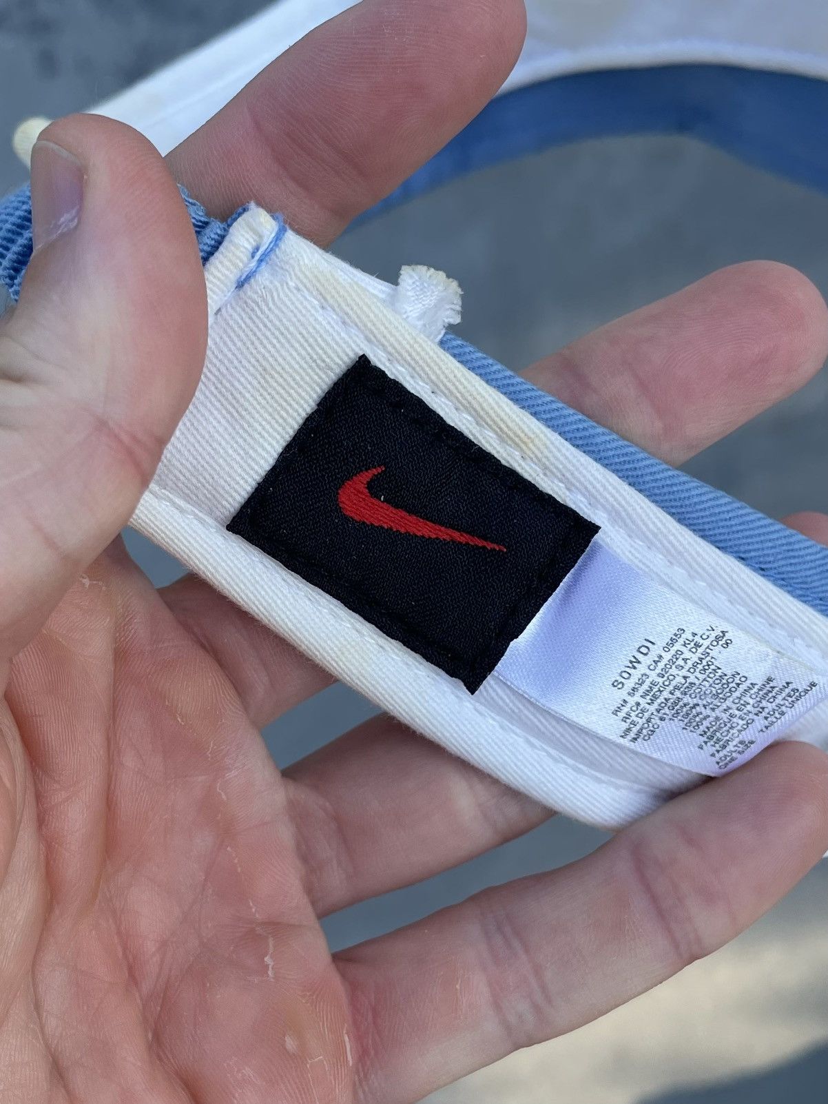 Nike × Vintage 90s Nike Vintage Hat Tennis Cap Y2K Big Logo USA Embroidered Size ONE SIZE - 6 Thumbnail